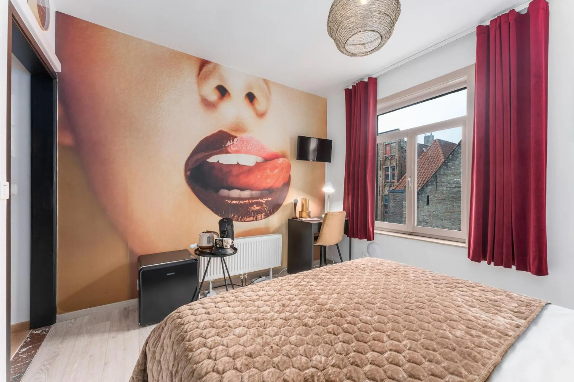 Photo of the whole room, Bed in The Chocolate Suites