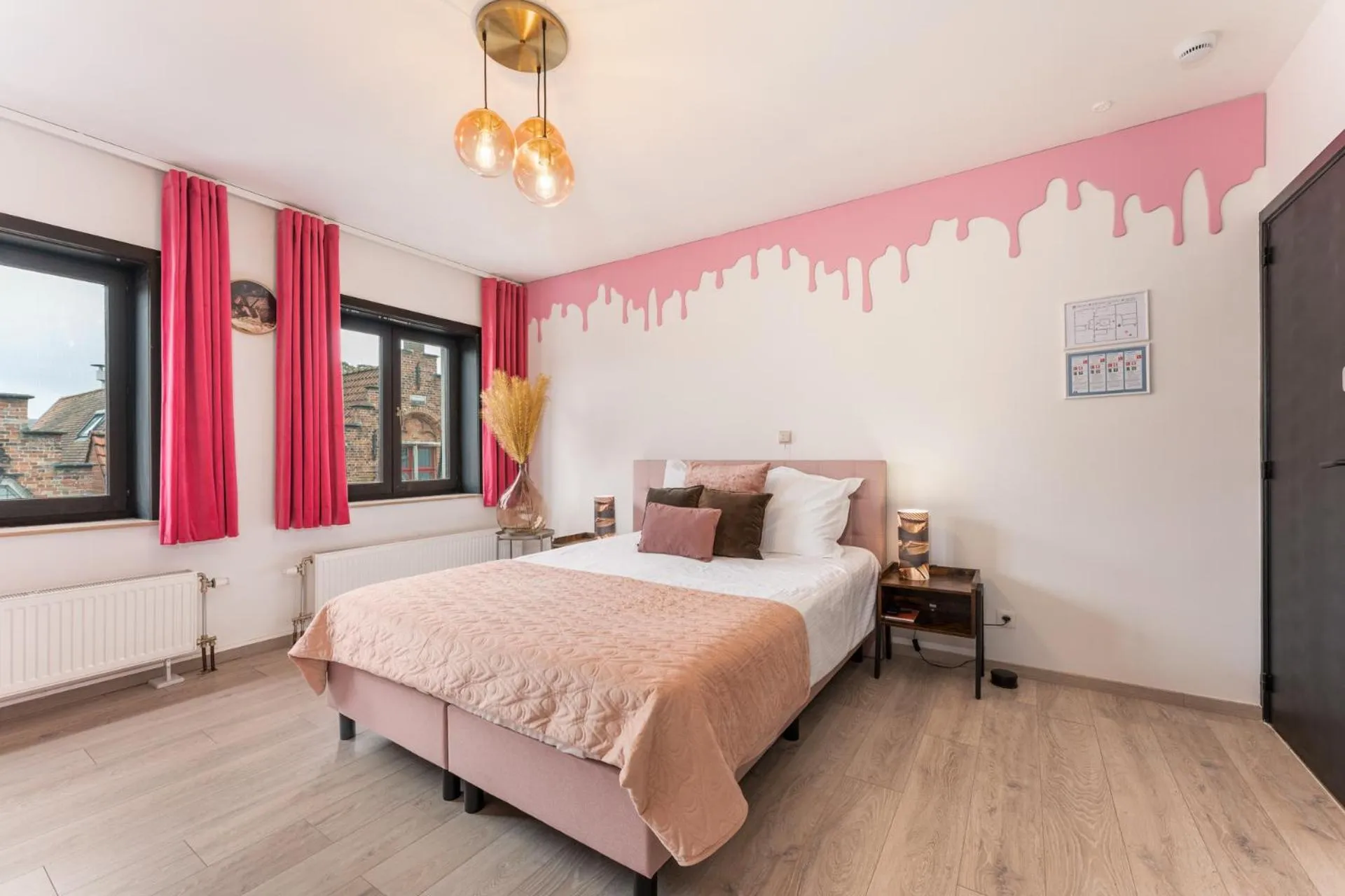 Bed in The Chocolate Suites