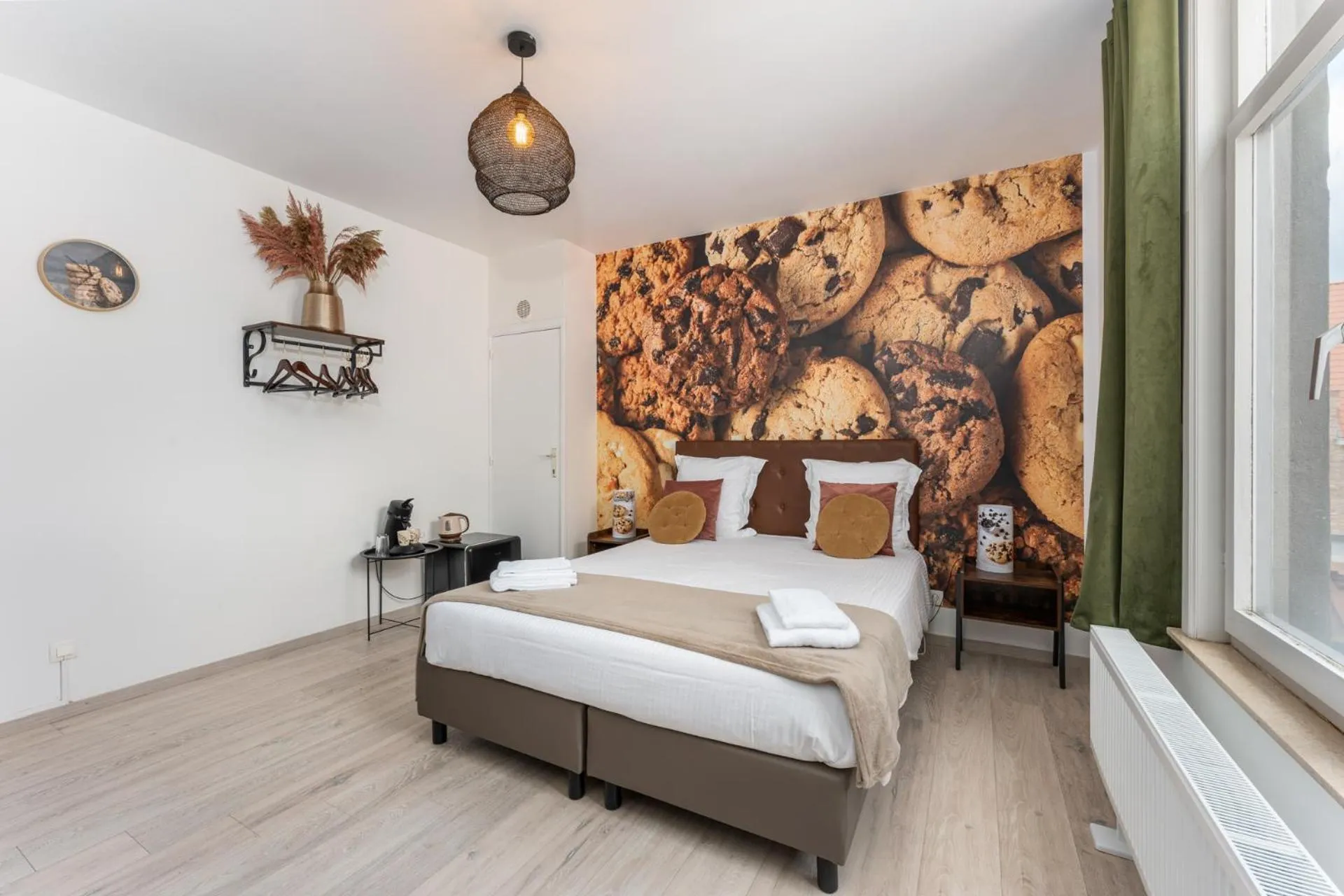 Bed in The Chocolate Suites