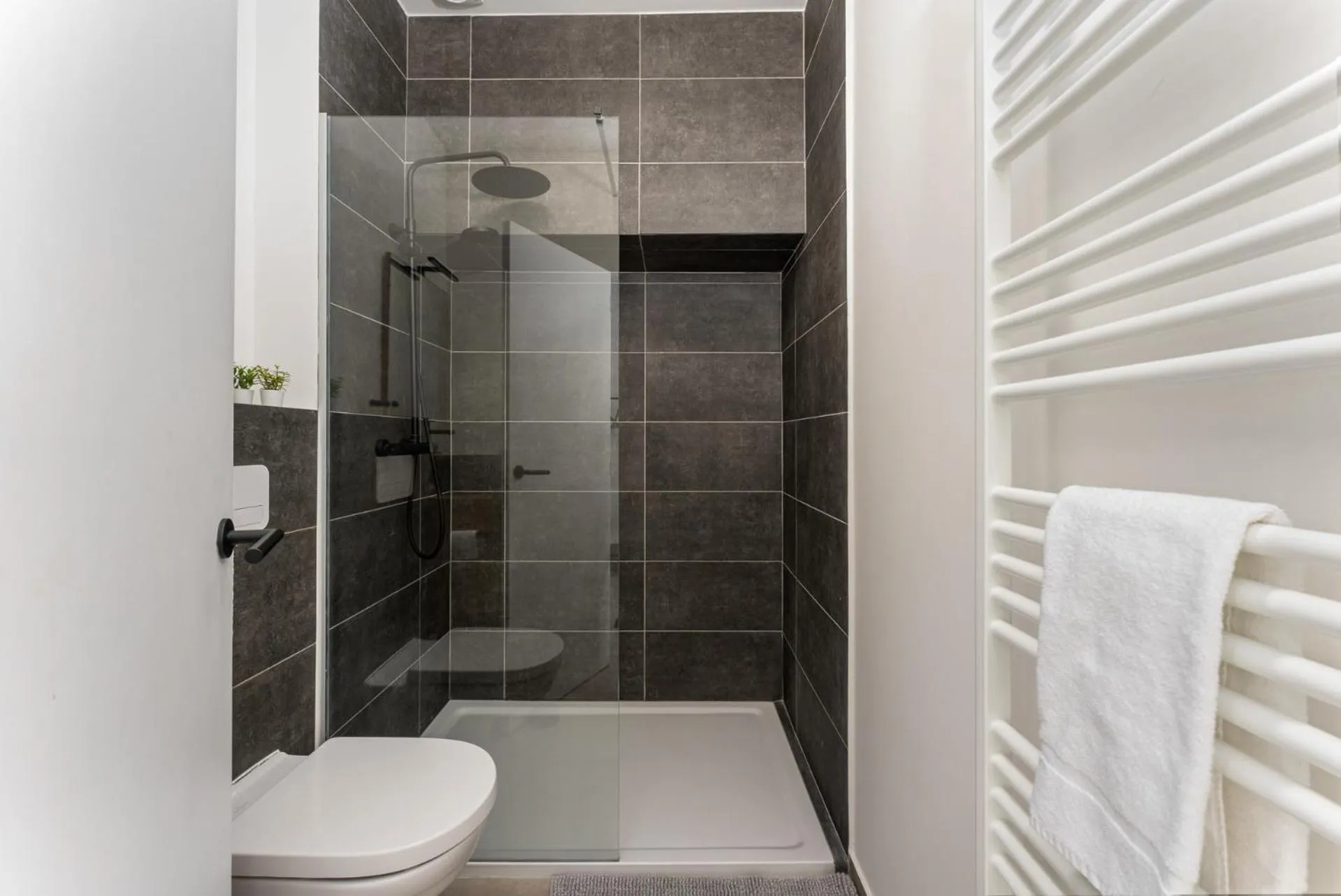 Shower in The Chocolate Suites