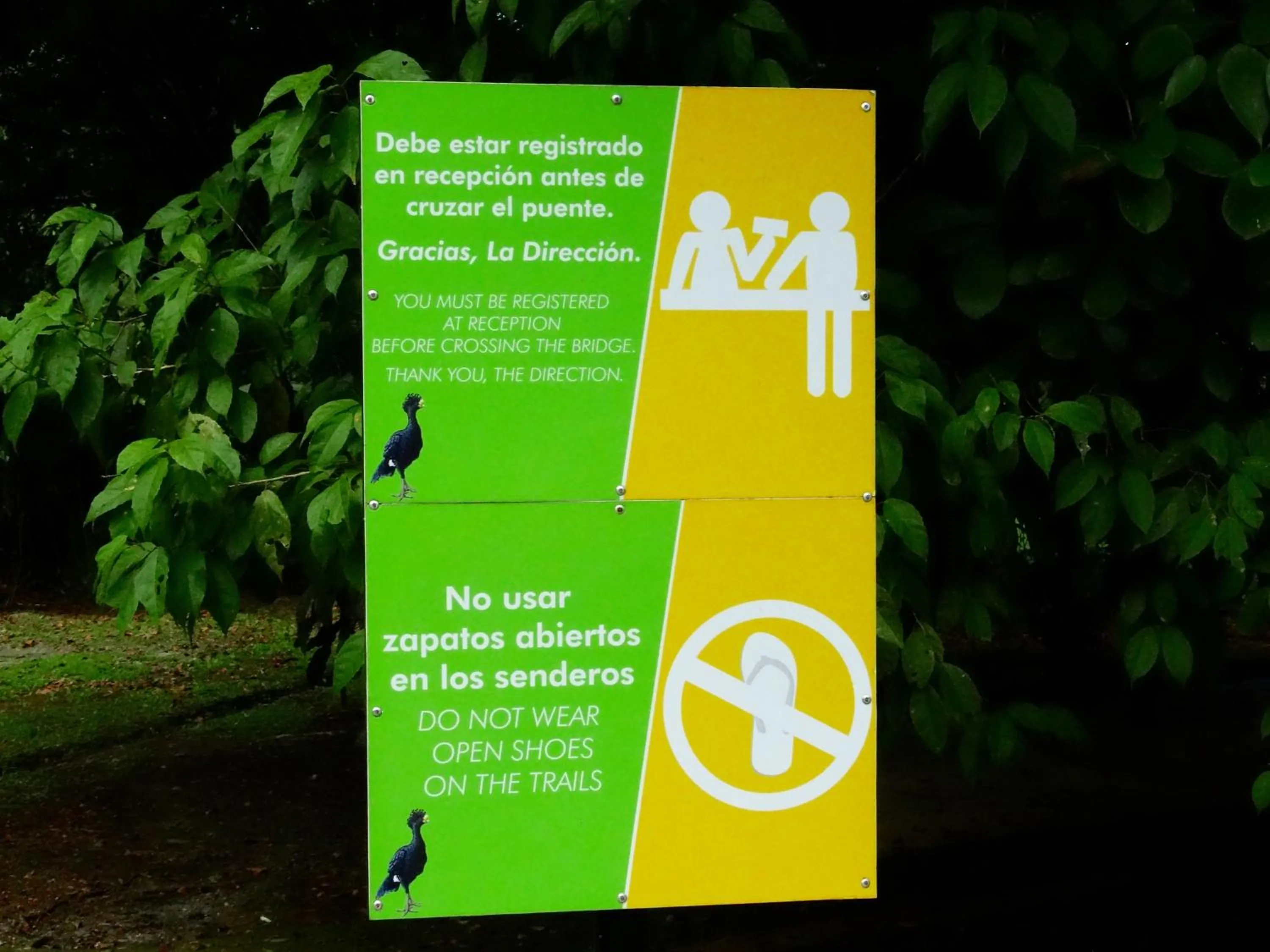 Logo/Certificate/Sign in La Selva Biological Station