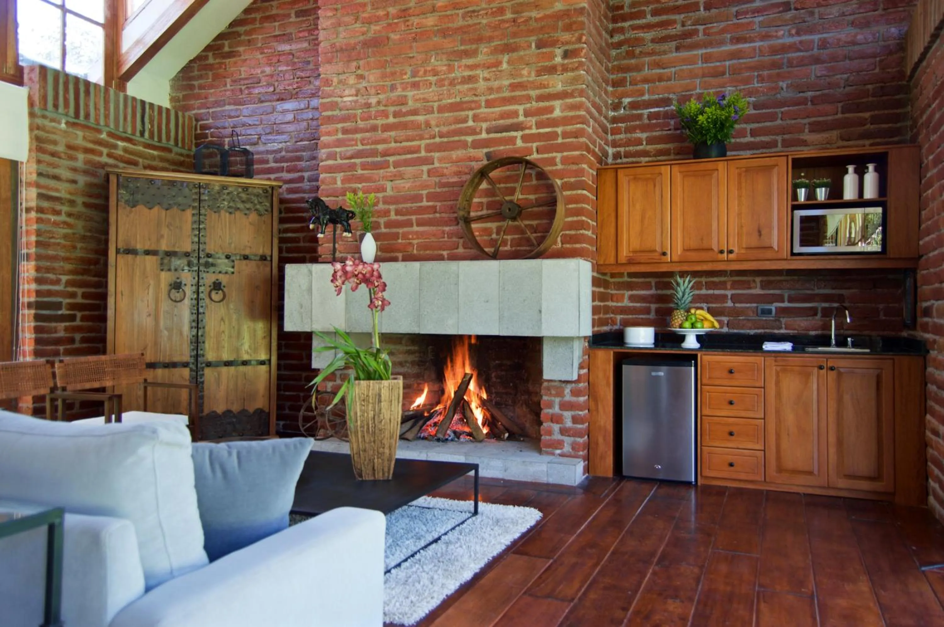 Kitchen or kitchenette in La Palma Polo Hotel - Airport Area