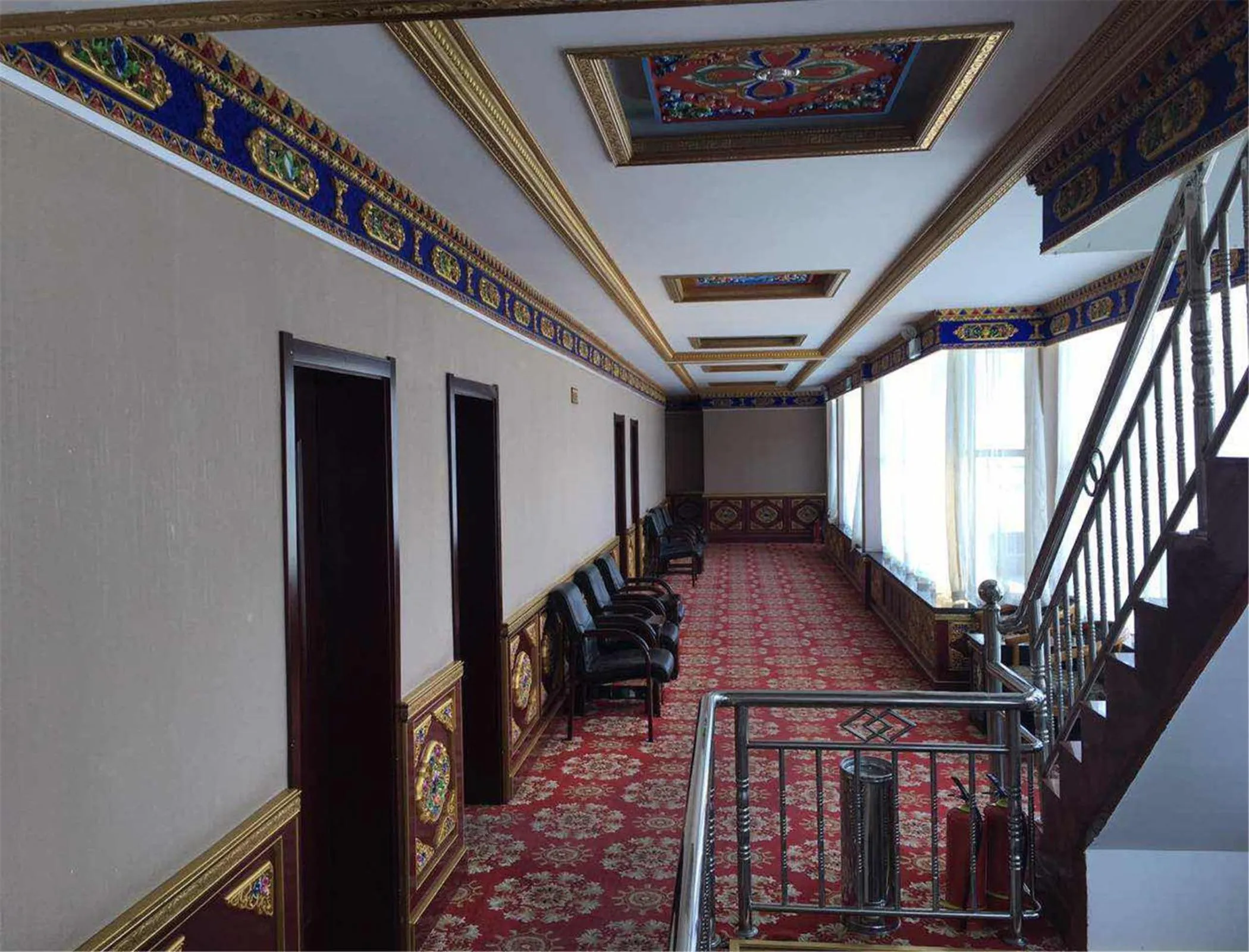 Decorative detail in Overseas Tibetan Hotel