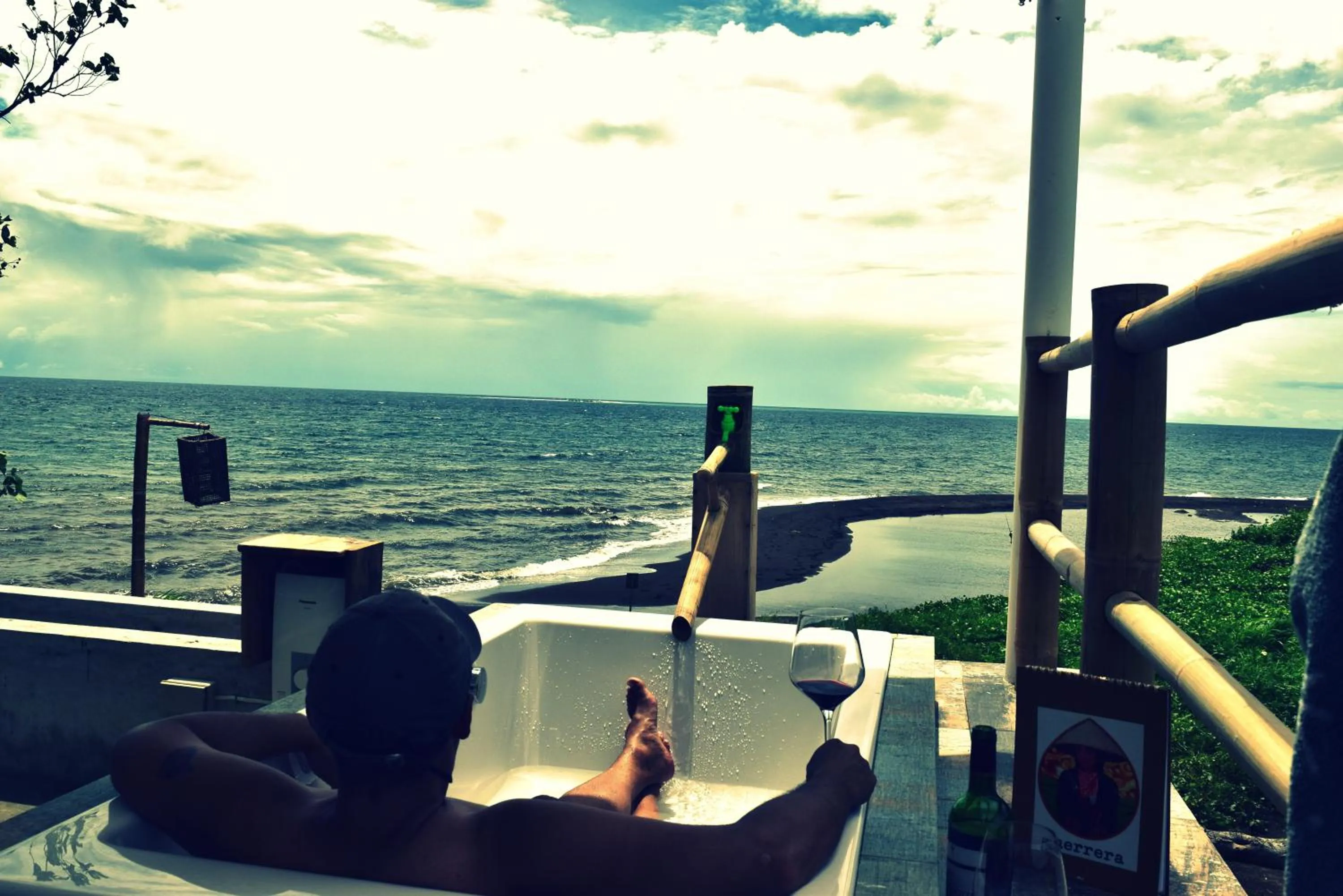 Patio in Guerrera Rice Paddy Villas