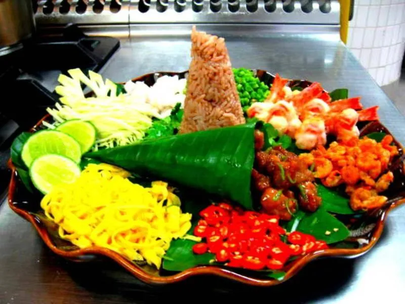 Food close-up in Guerrera Rice Paddy Villas