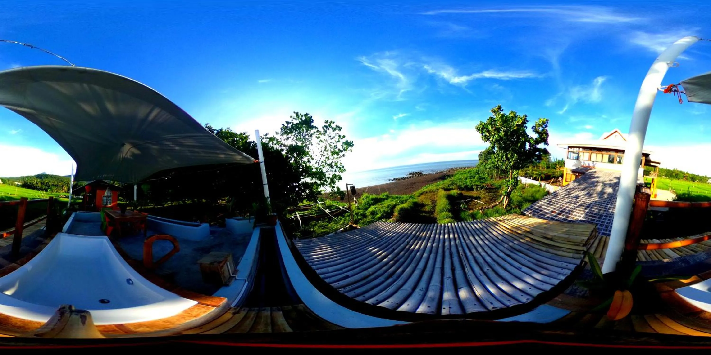 Balcony/Terrace in Guerrera Rice Paddy Villas