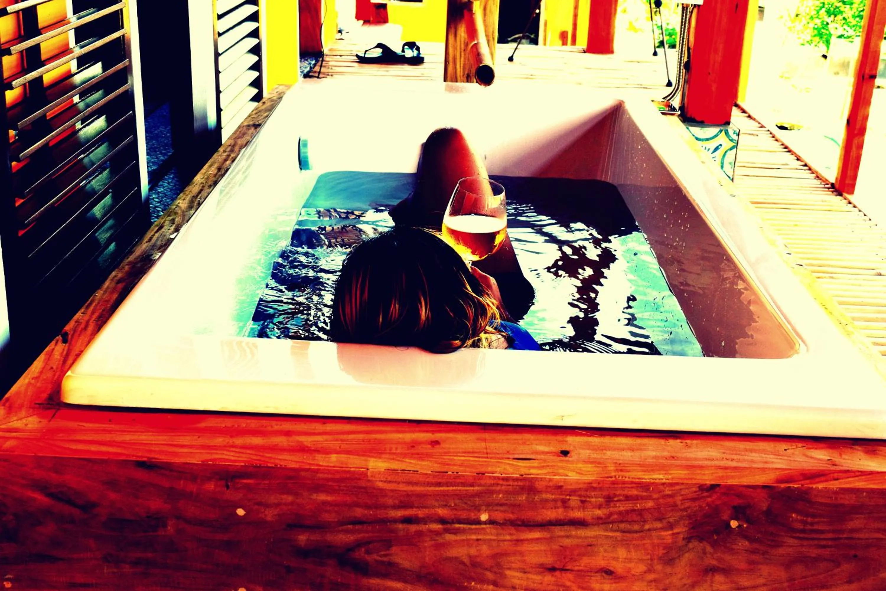 Shower in Guerrera Rice Paddy Villas