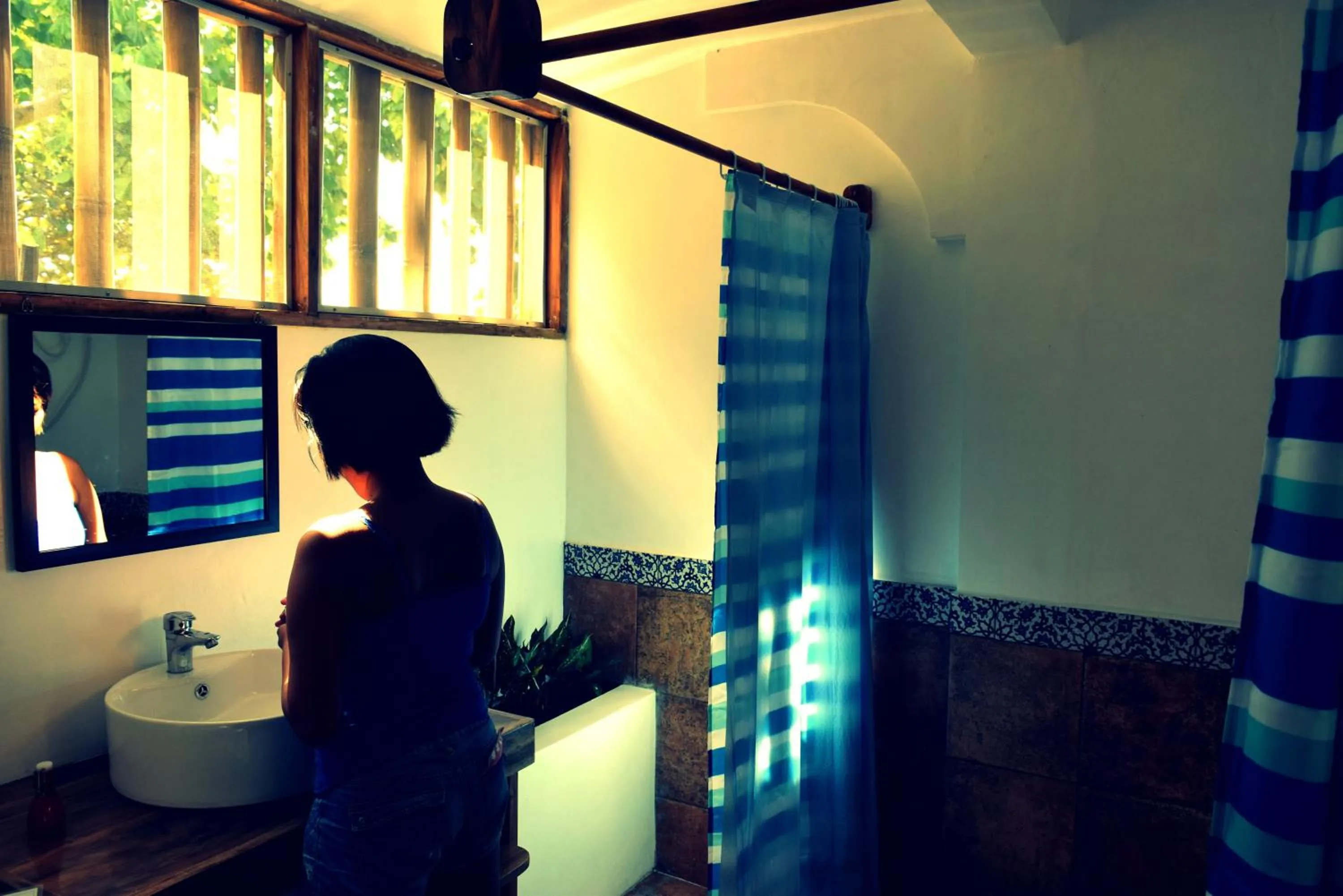 Bathroom in Guerrera Rice Paddy Villas