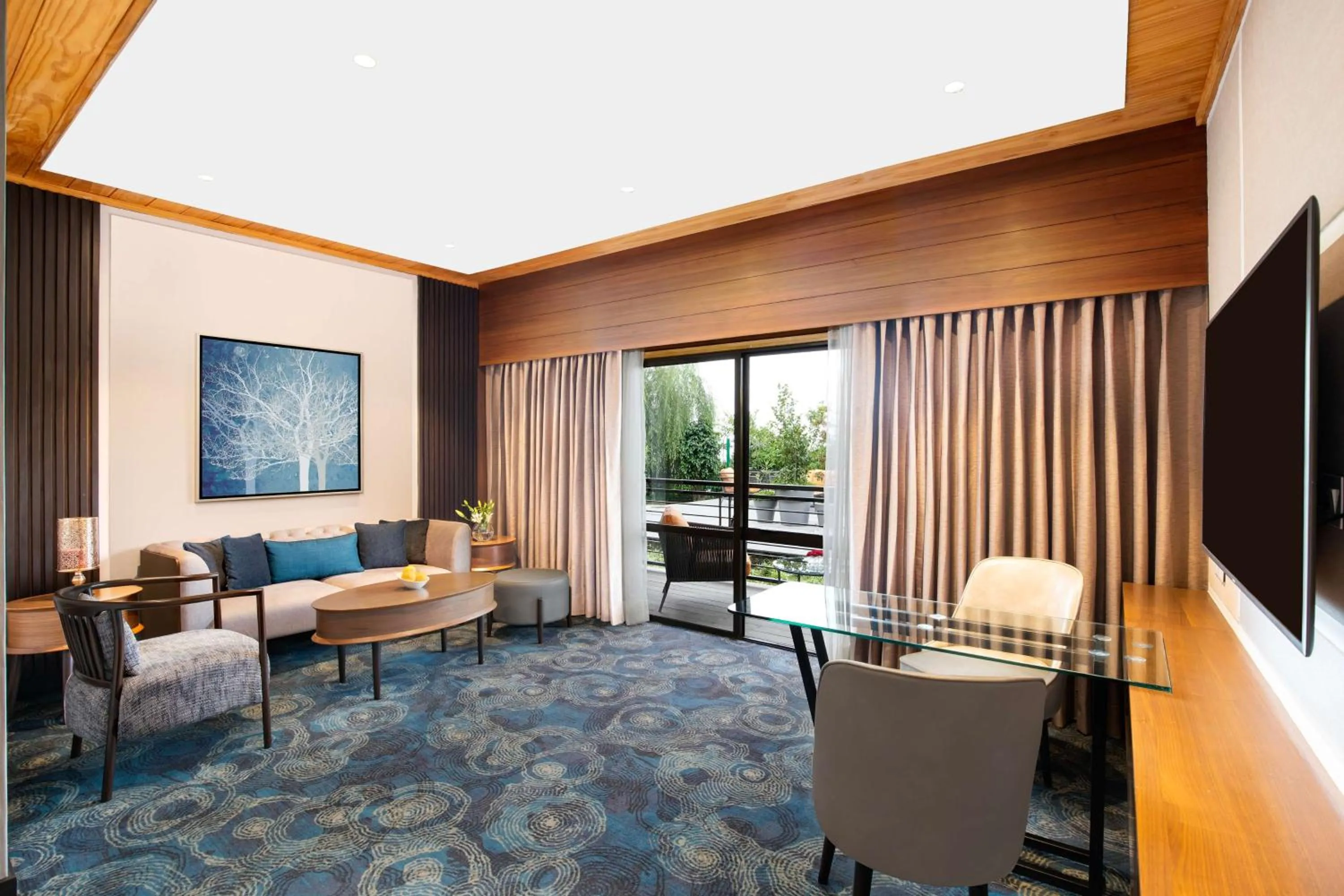 Photo of the whole room in Radisson Blu Resort Dharamshala