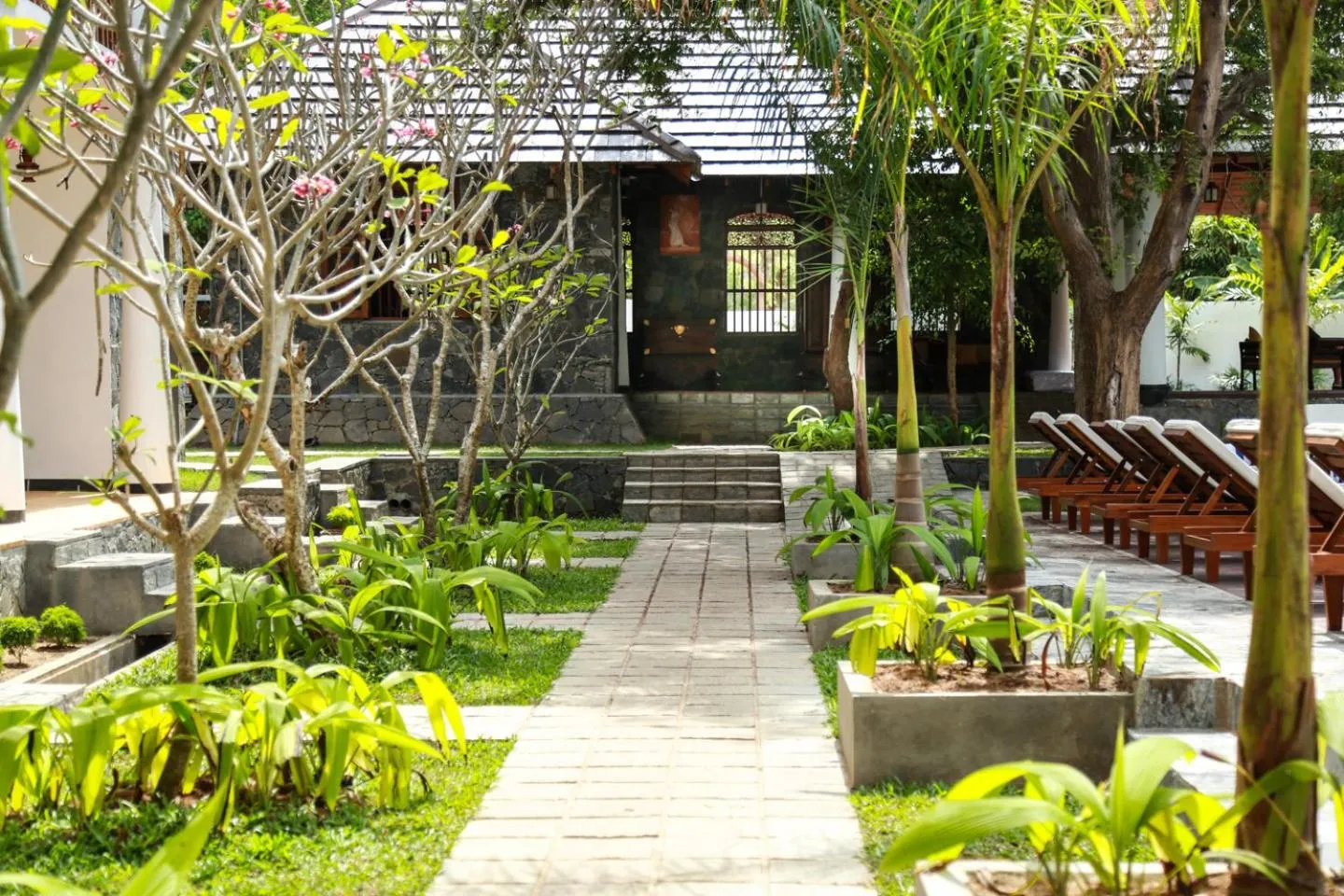 Garden view in Yala Oga Reach Hotel