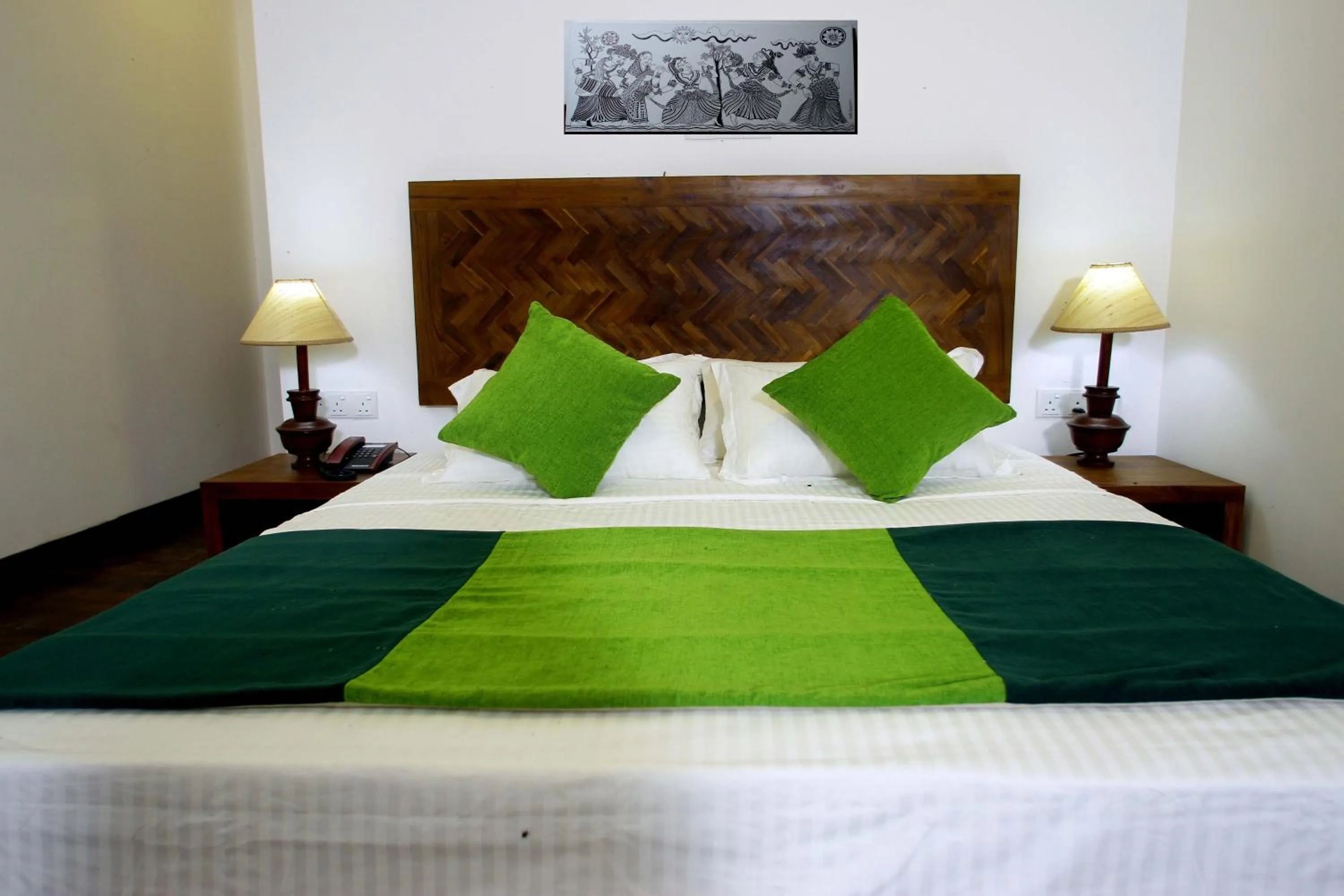 Bed in Yala Oga Reach Hotel