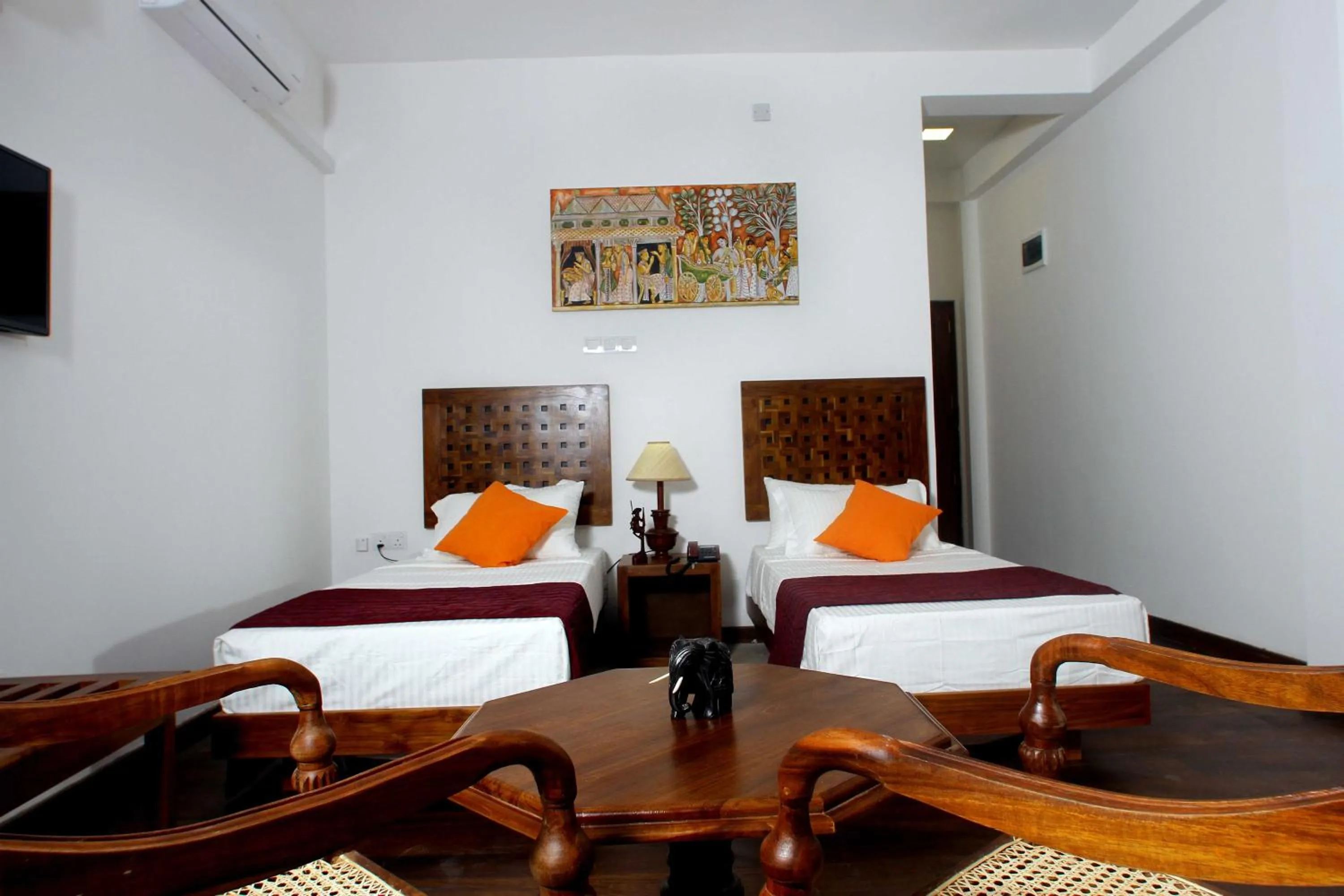 Seating area, Bed in Yala Oga Reach Hotel
