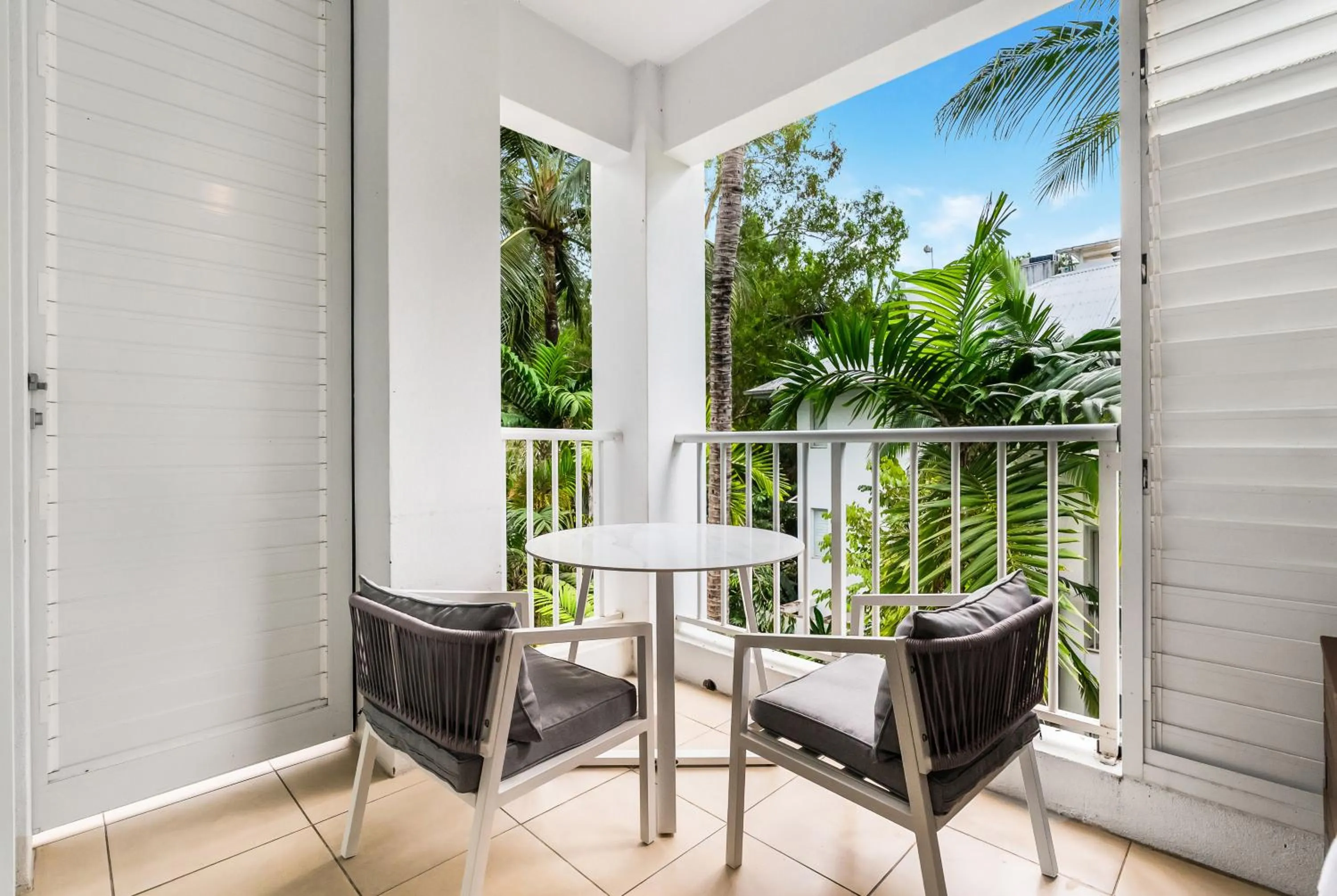 Patio in Elysium Private Apartments at Beach Club & Spa