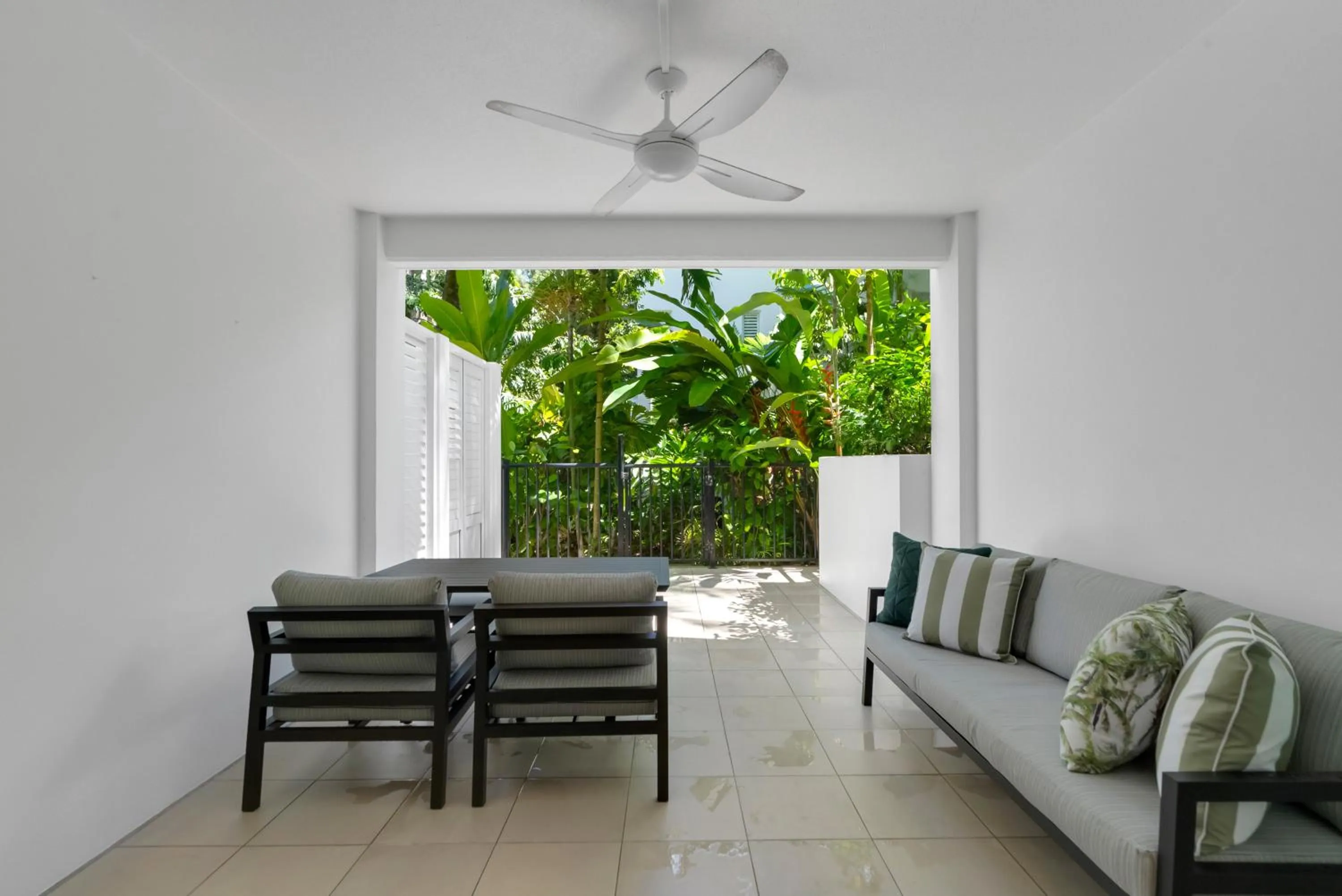 Patio in Elysium Private Apartments at Beach Club & Spa