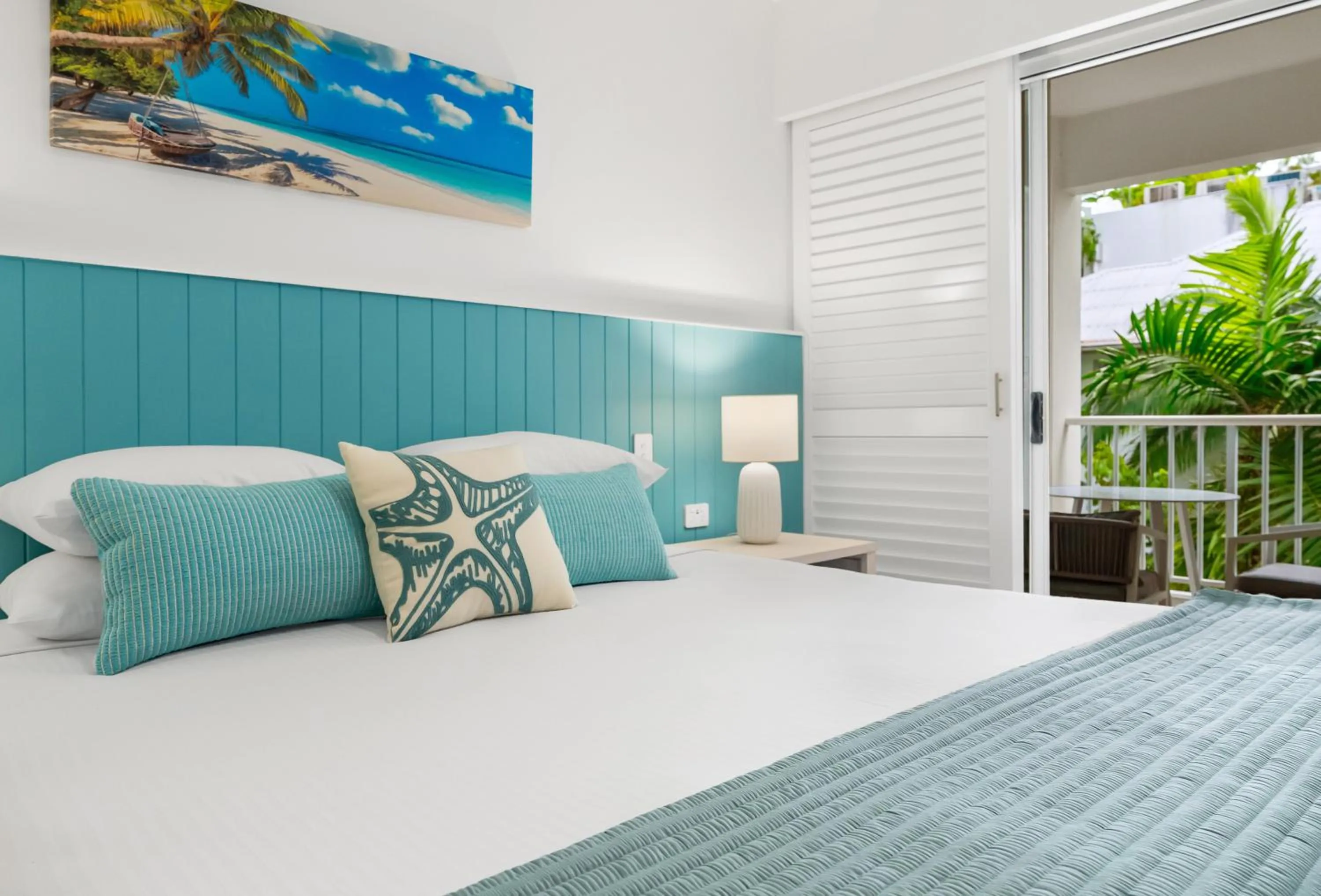 Bedroom, Bed in Elysium Private Apartments at Beach Club & Spa