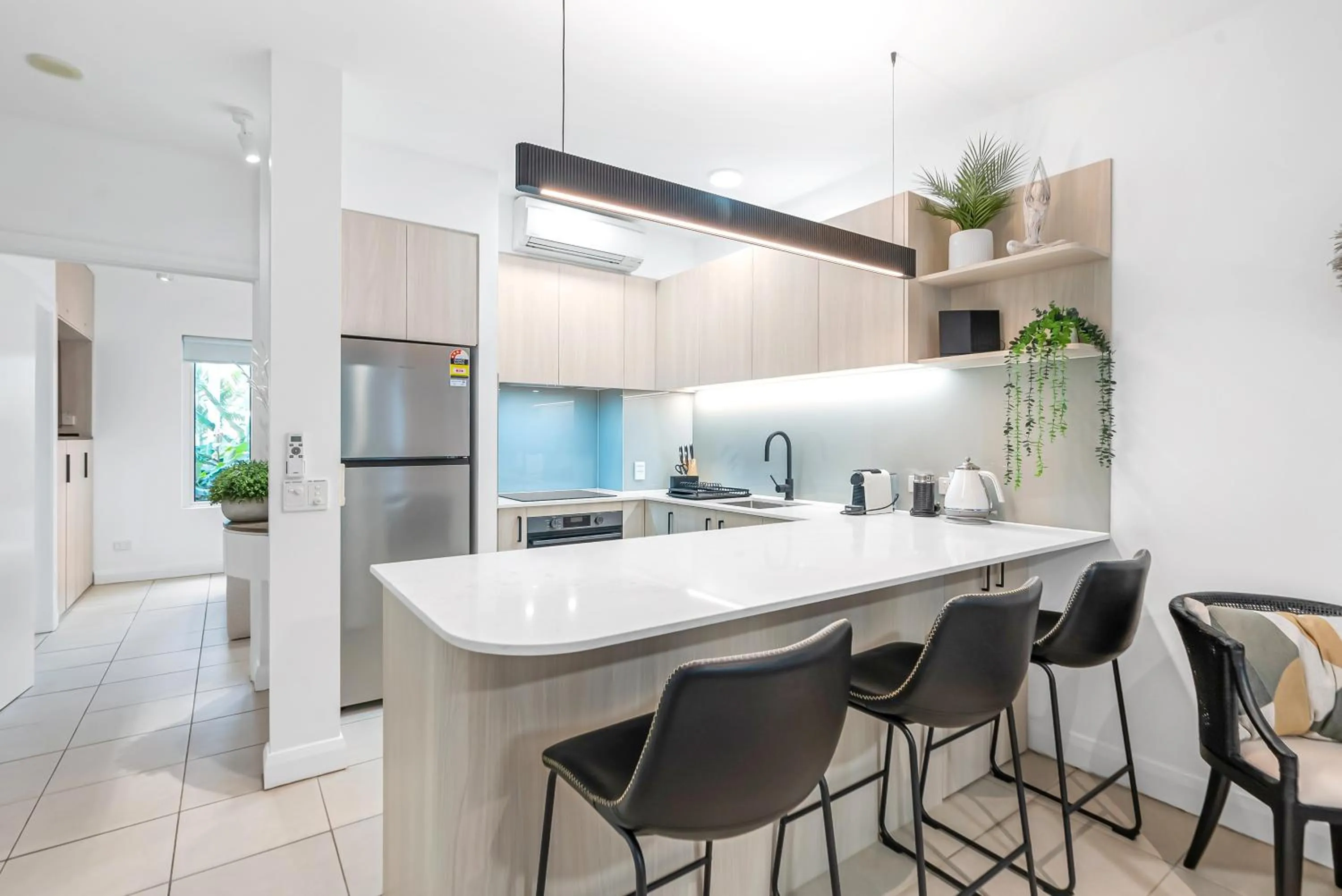 Kitchen or kitchenette in Elysium Private Apartments at Beach Club & Spa