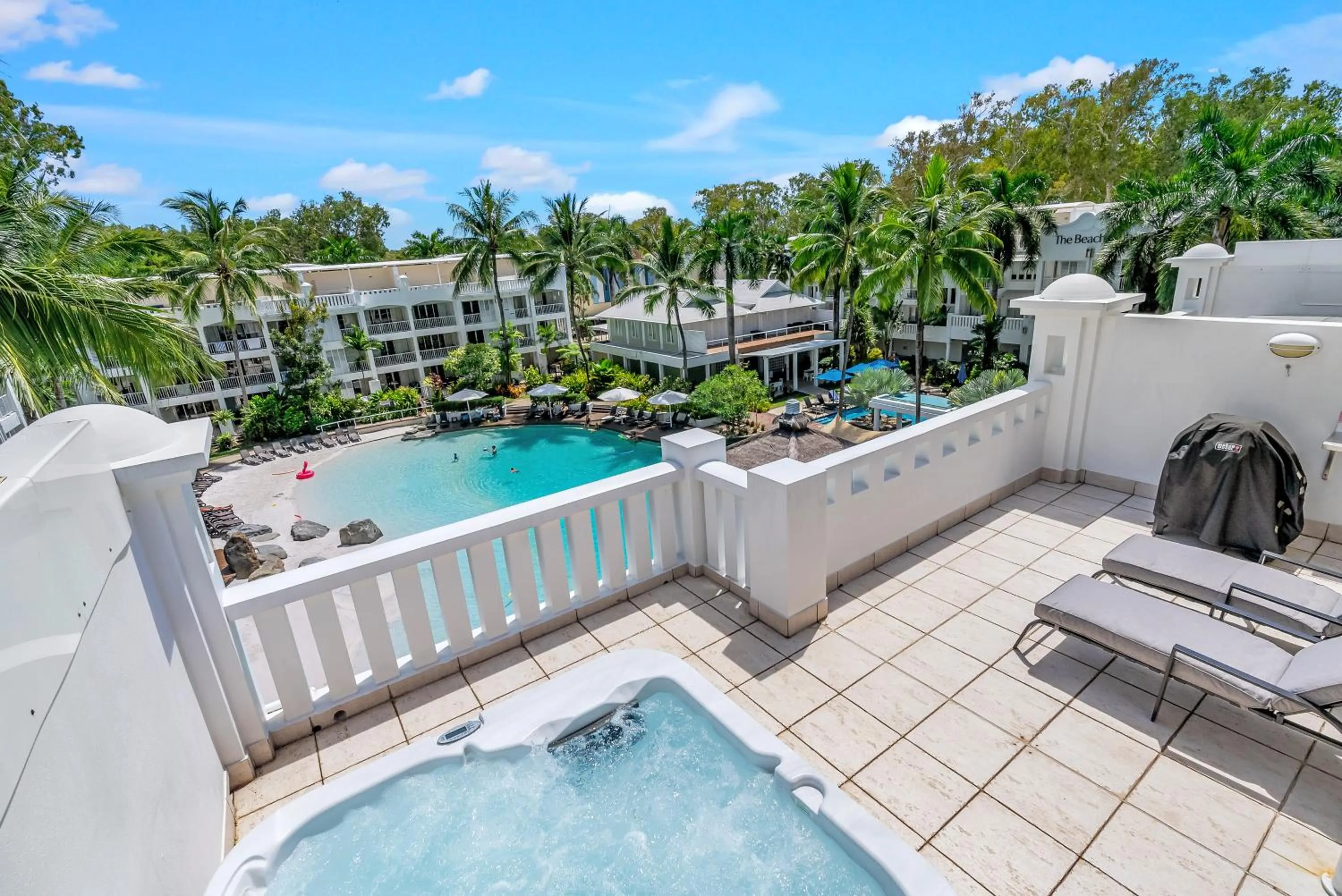 Patio in Elysium Private Apartments at Beach Club & Spa