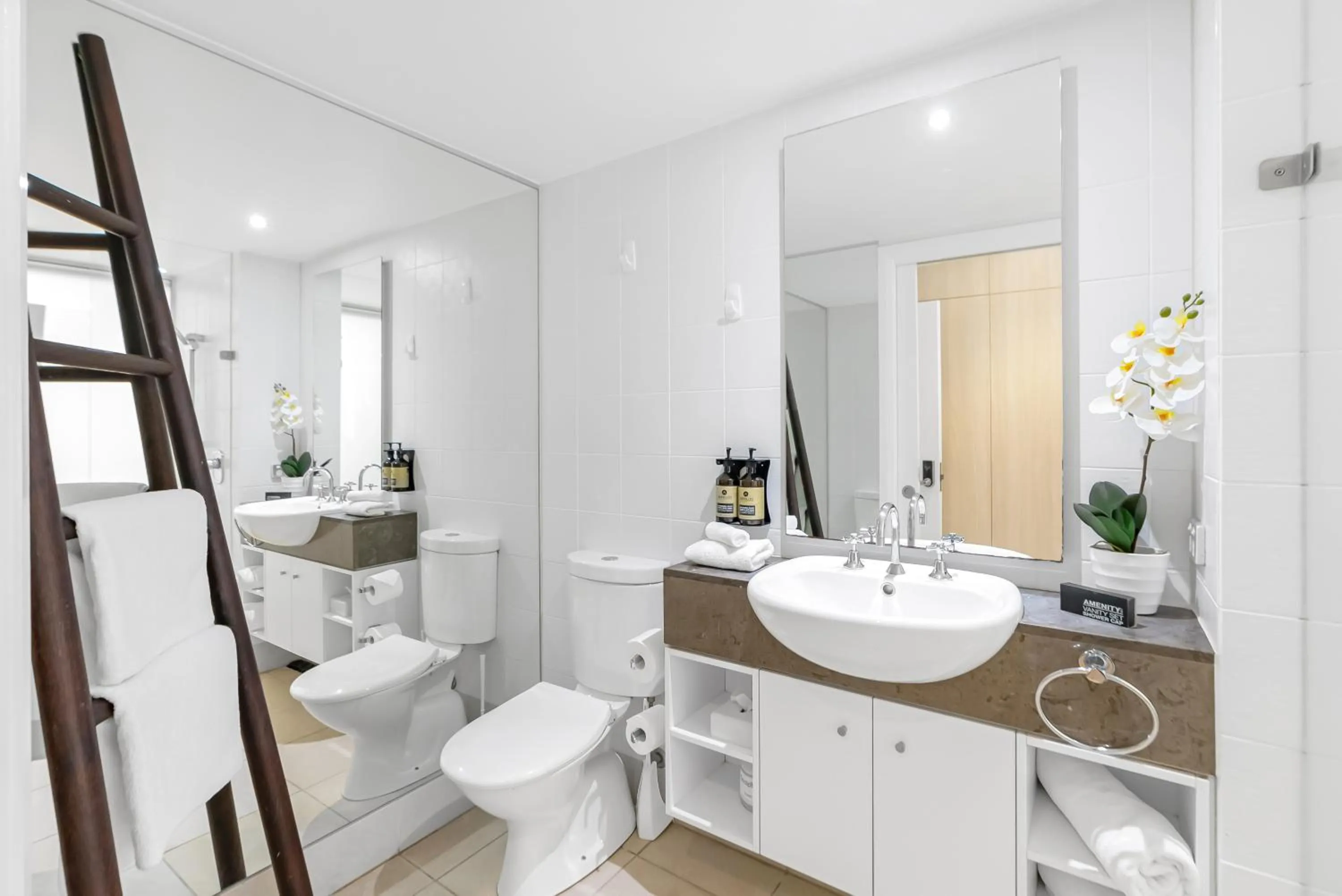 Shower in Elysium Private Apartments at Beach Club & Spa