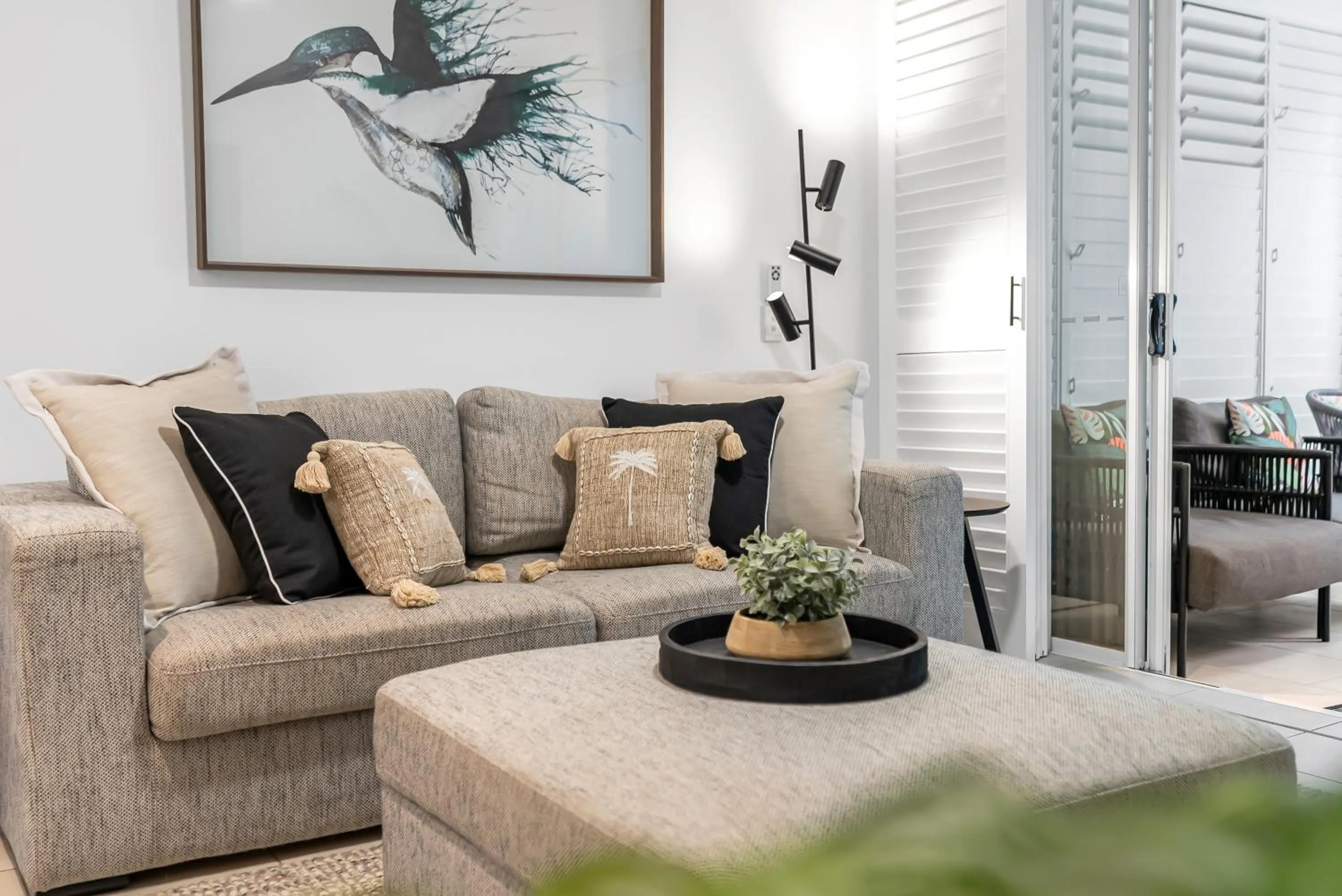 Living room in Elysium Private Apartments at Beach Club & Spa