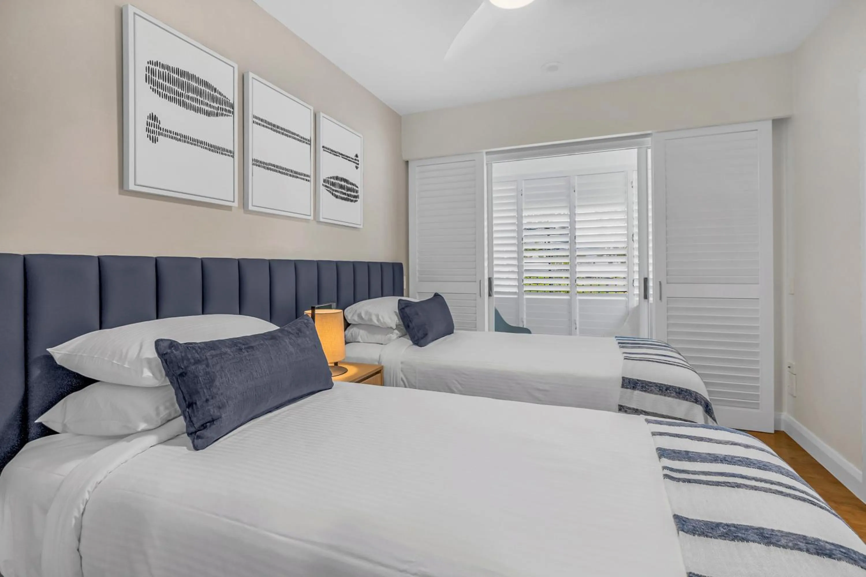 Bed in Elysium Private Apartments at Beach Club & Spa