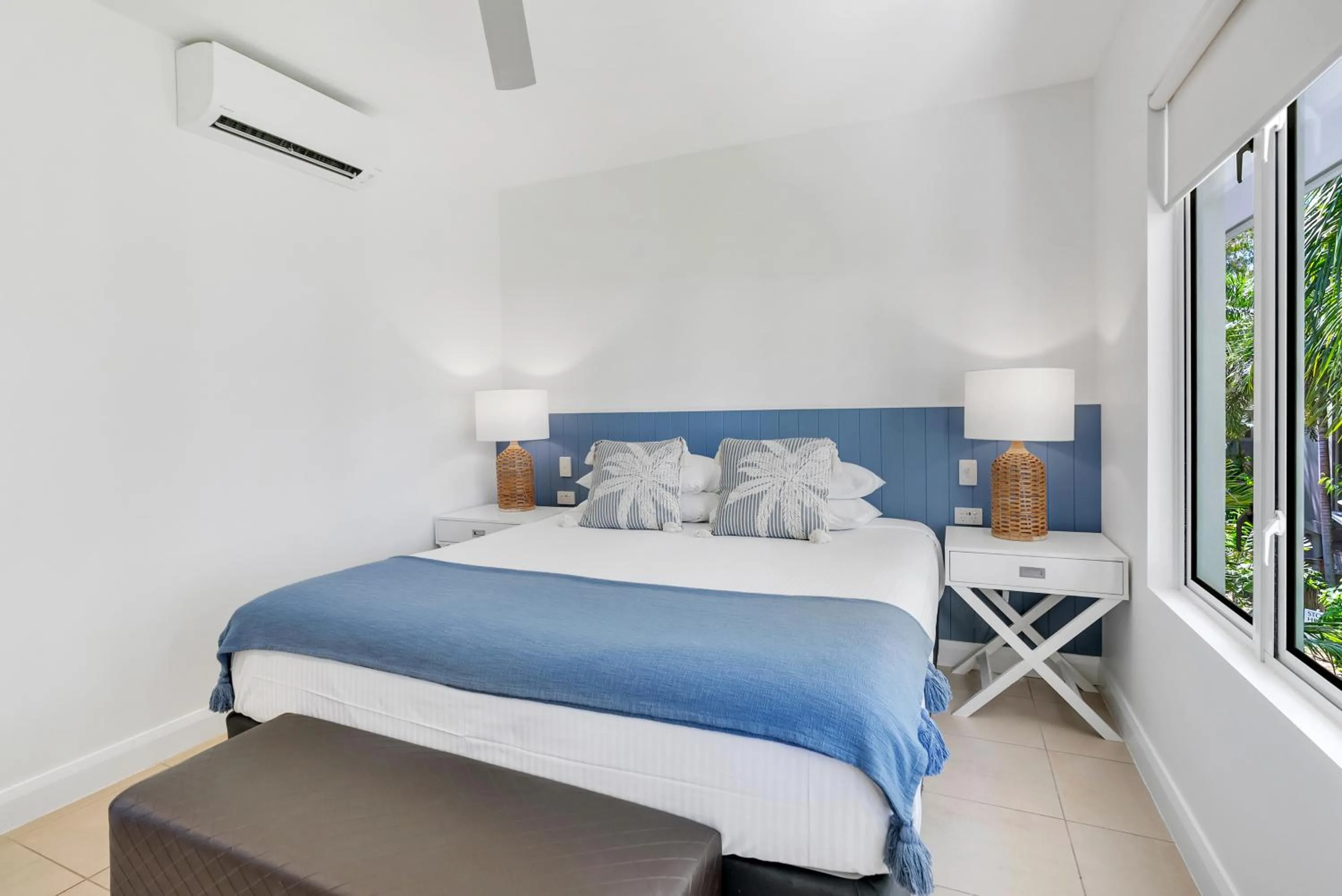 Bed in Elysium Private Apartments at Beach Club & Spa