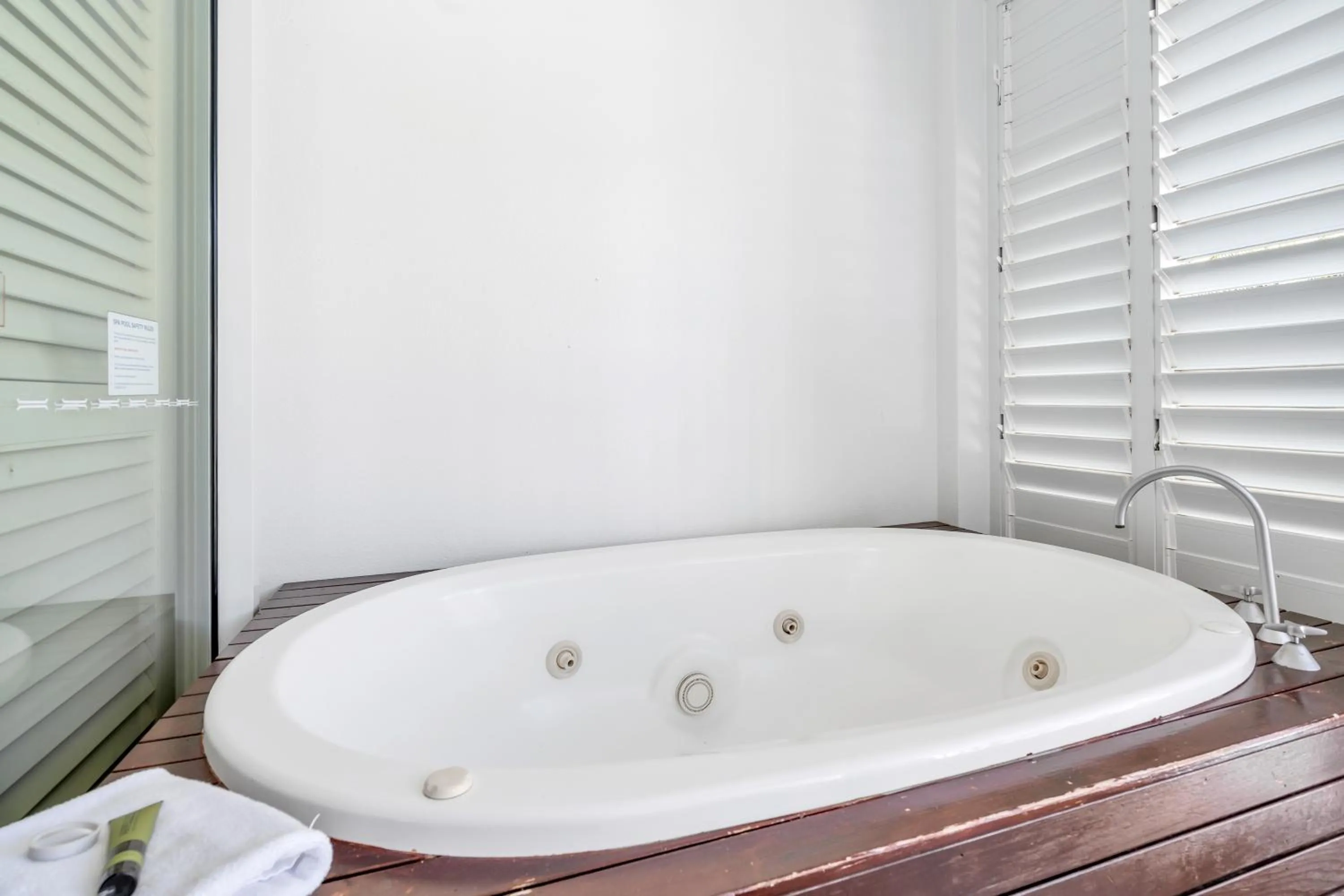 Patio in Elysium Private Apartments at Beach Club & Spa