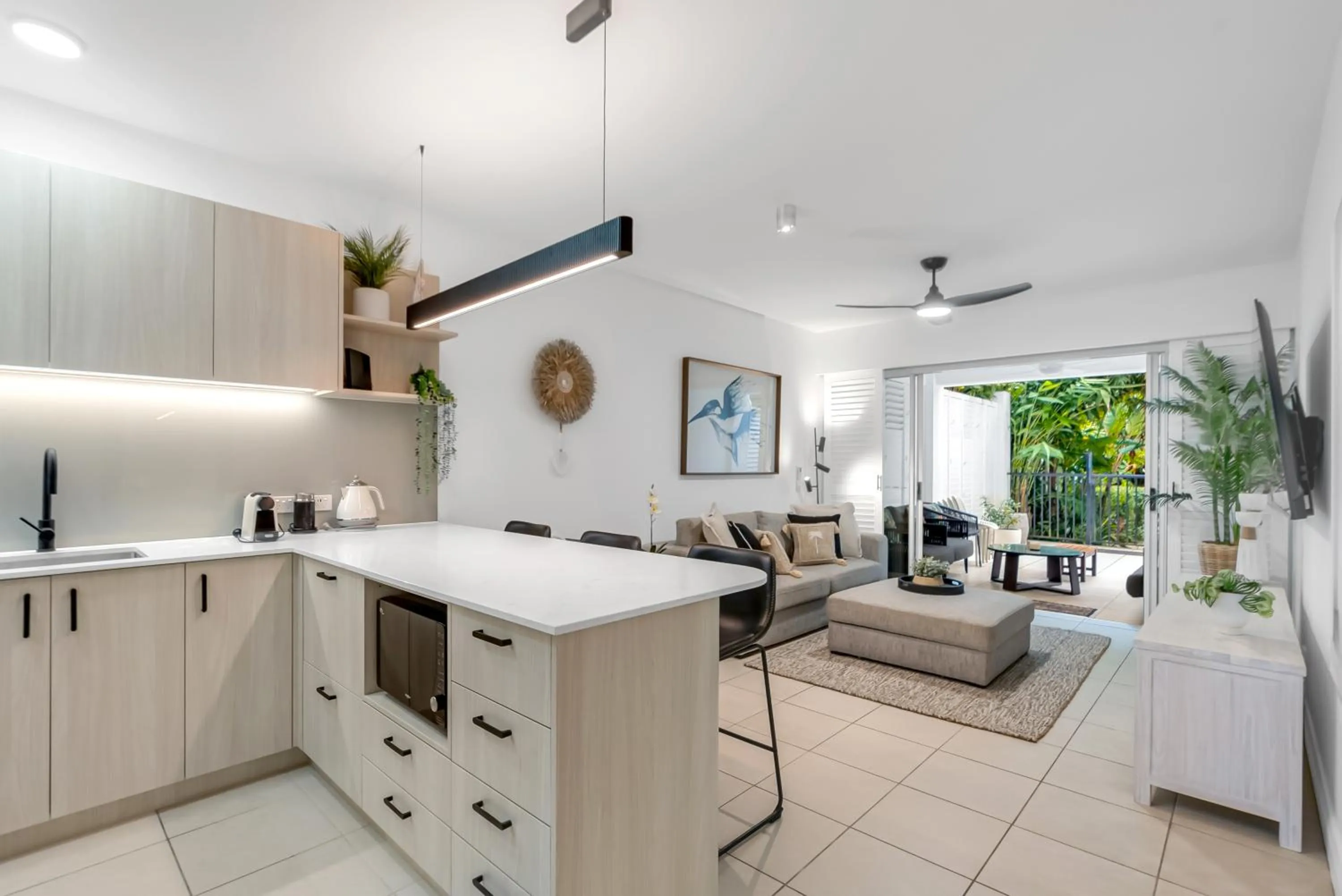 Kitchen or kitchenette in Elysium Private Apartments at Beach Club & Spa