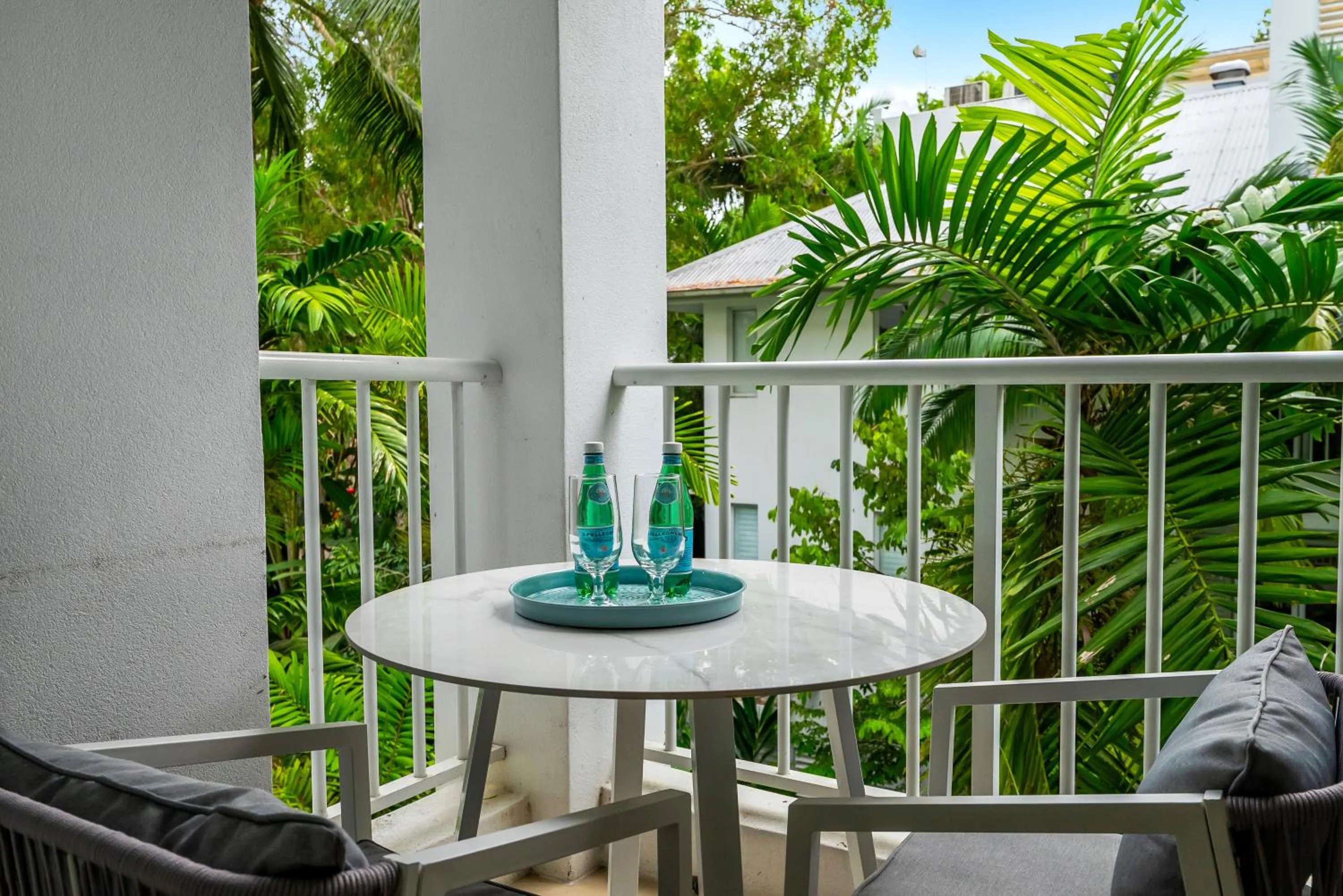 Patio in Elysium Private Apartments at Beach Club & Spa