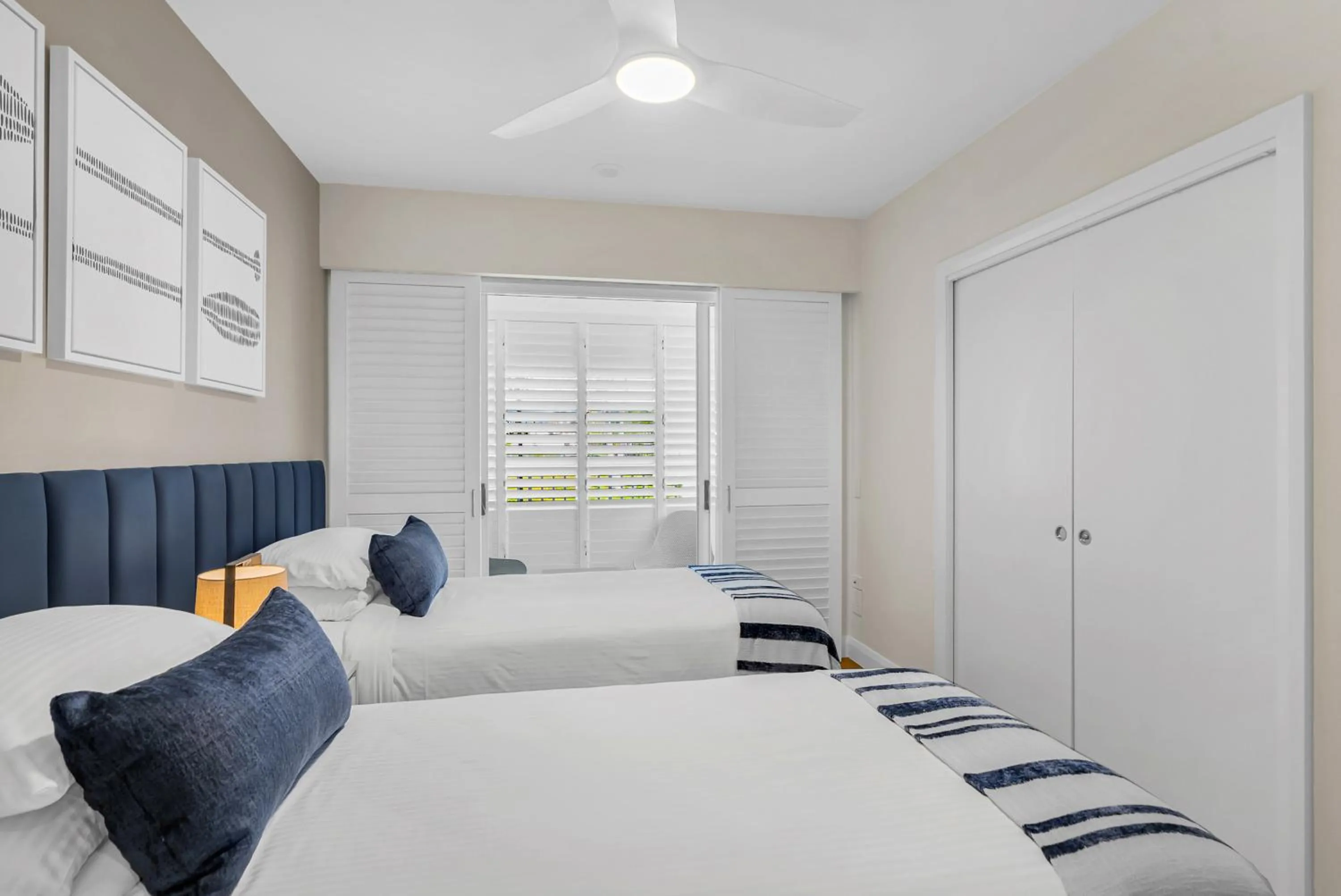 Bed in Elysium Private Apartments at Beach Club & Spa