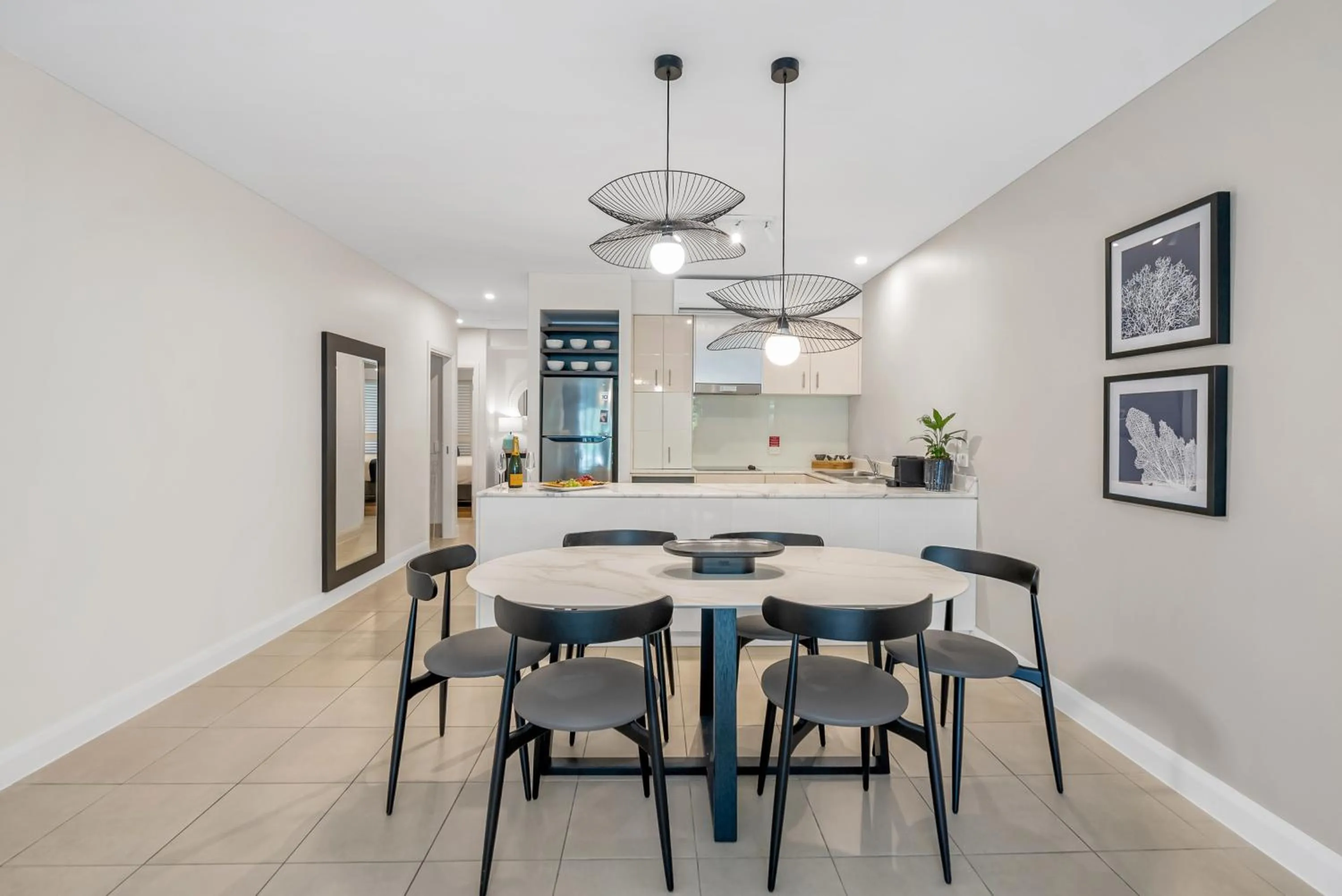 Kitchen or kitchenette in Elysium Private Apartments at Beach Club & Spa