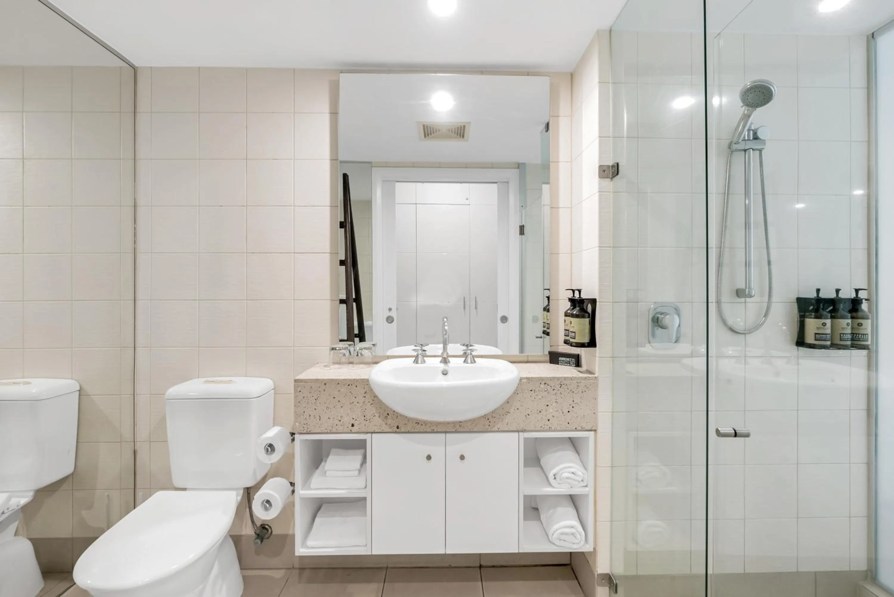 Bathroom in Elysium Private Apartments at Beach Club & Spa