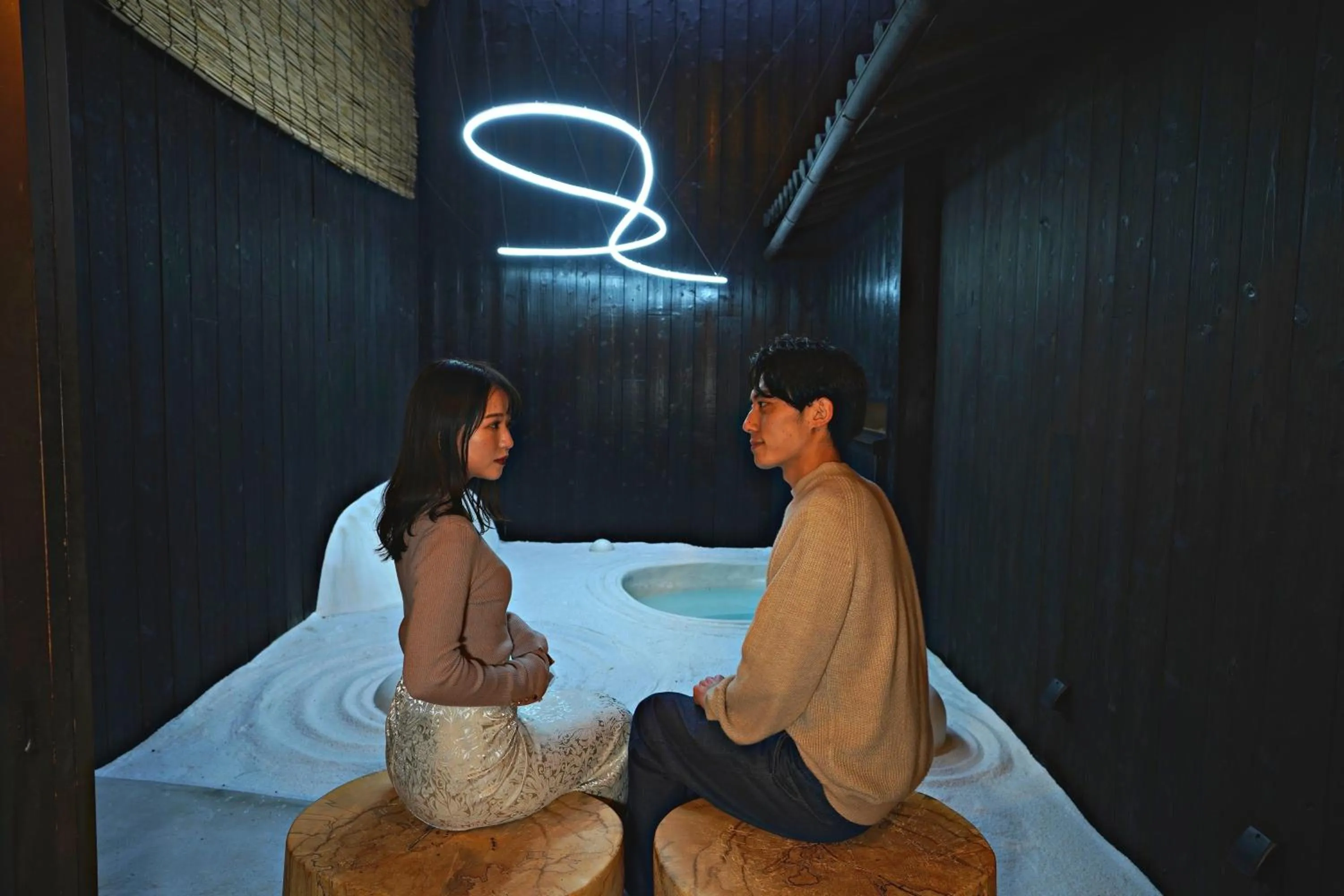 Open Air Bath in Kiraku Kyoto Aneyakoji