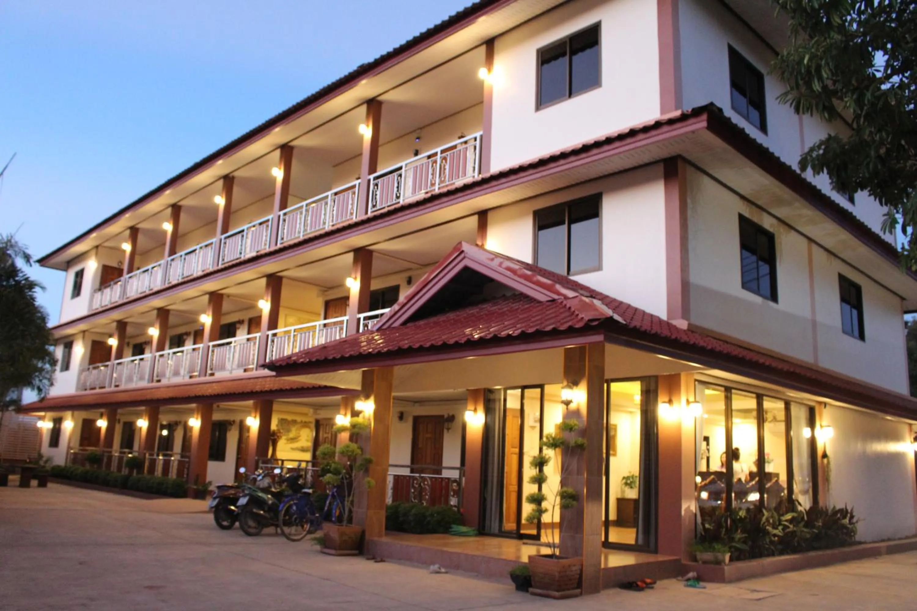 Facade/entrance in NanBaanKhun Hotel