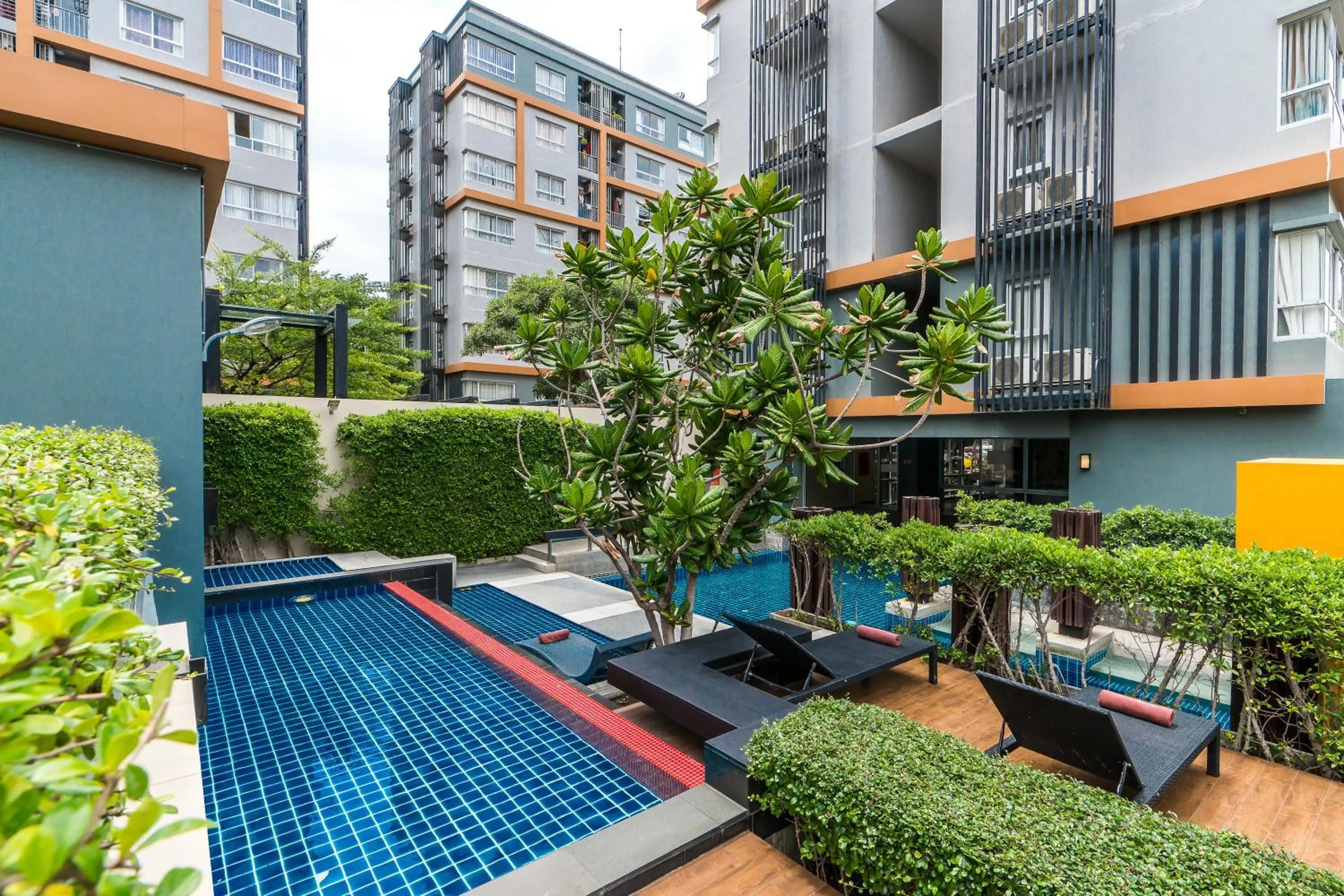 Swimming pool in The Grass Serviced Suites