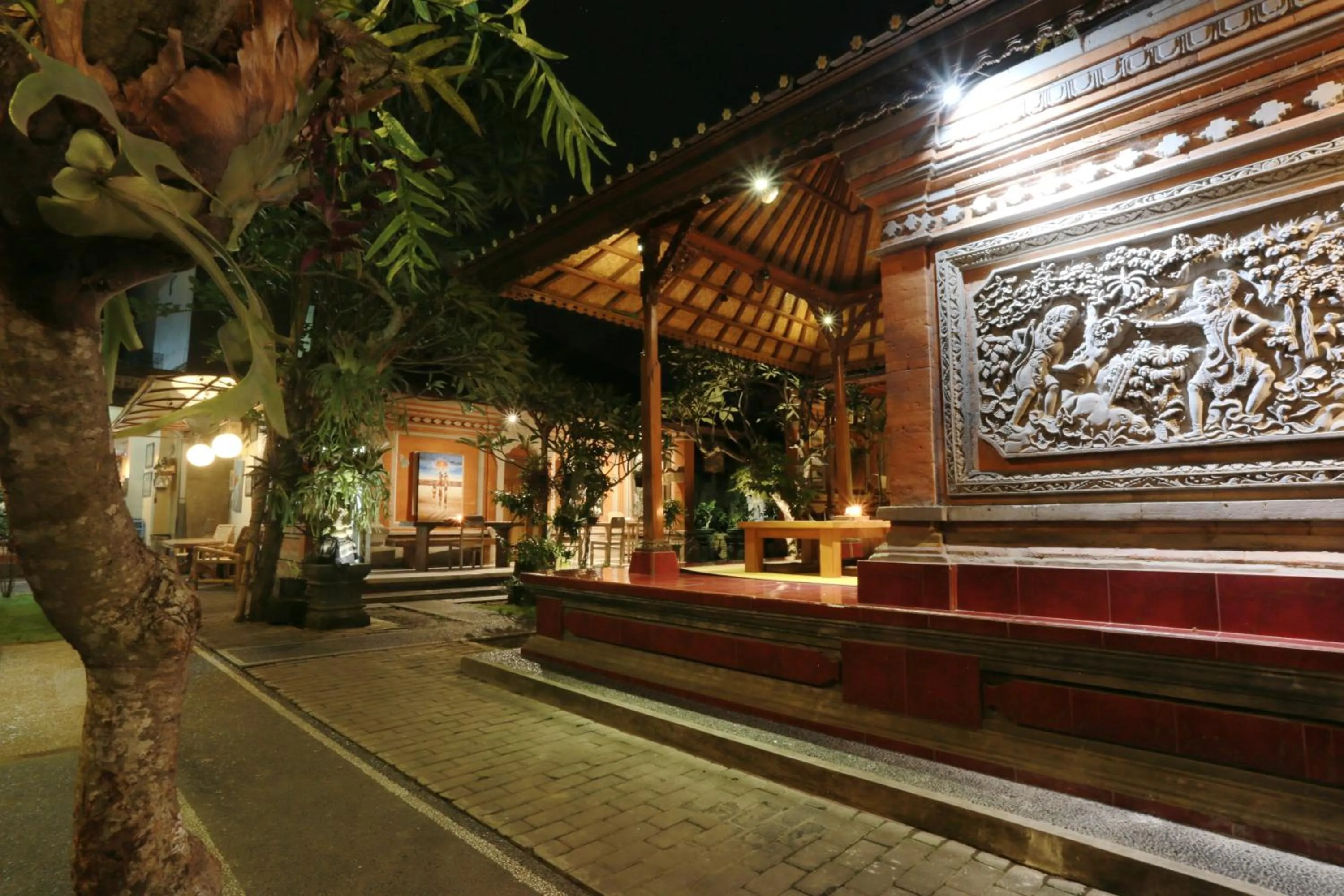Facade/entrance in Aru House Ubud
