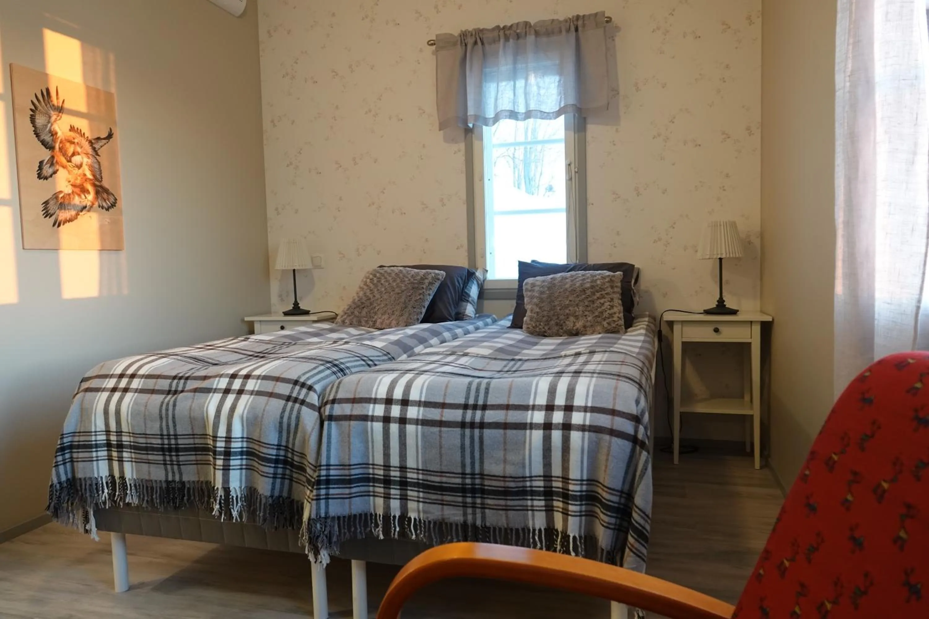 Bed in Kierinki Village Majatalo