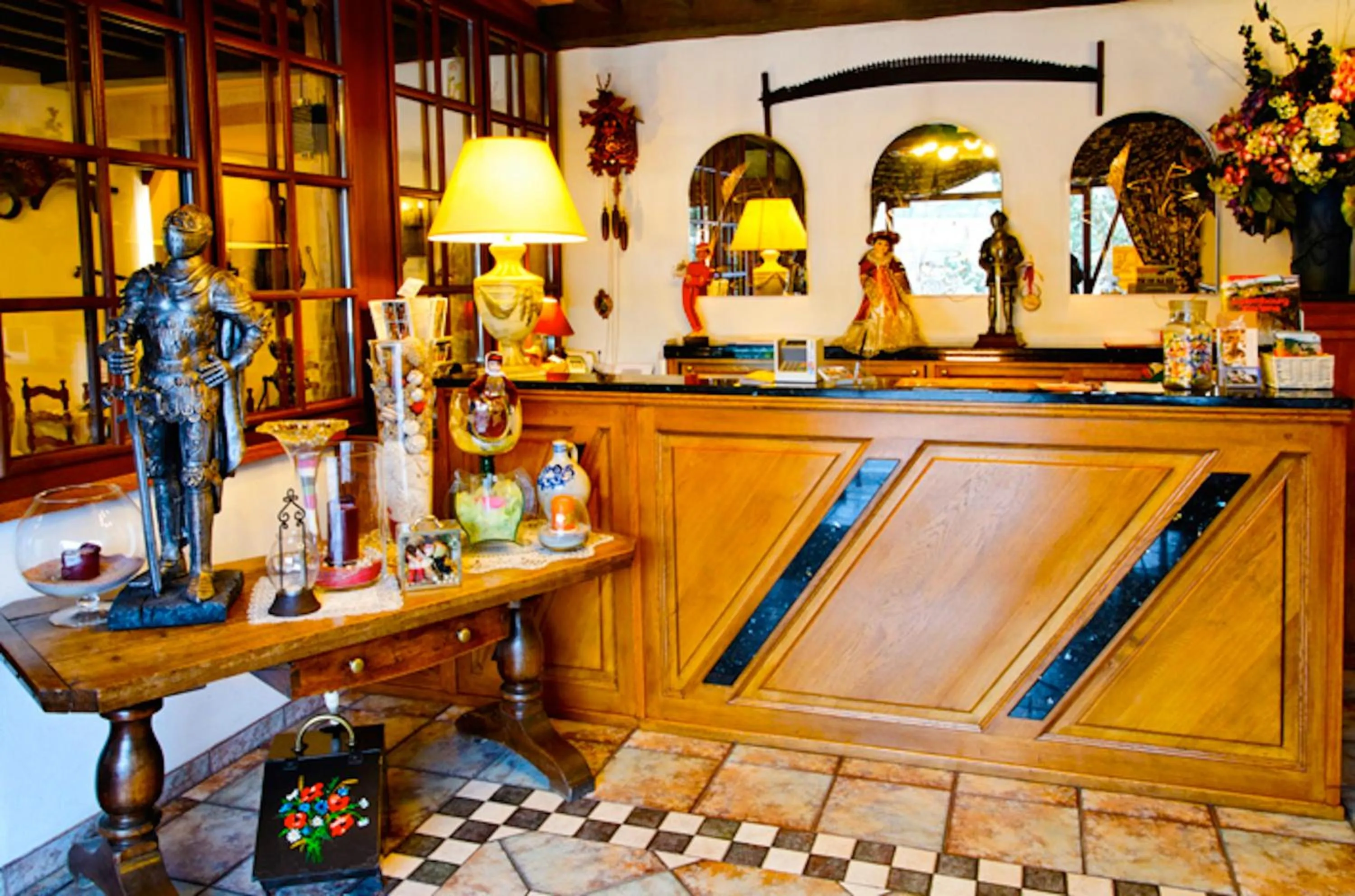 Lobby or reception in Auberge d'Alsace Hotel de France