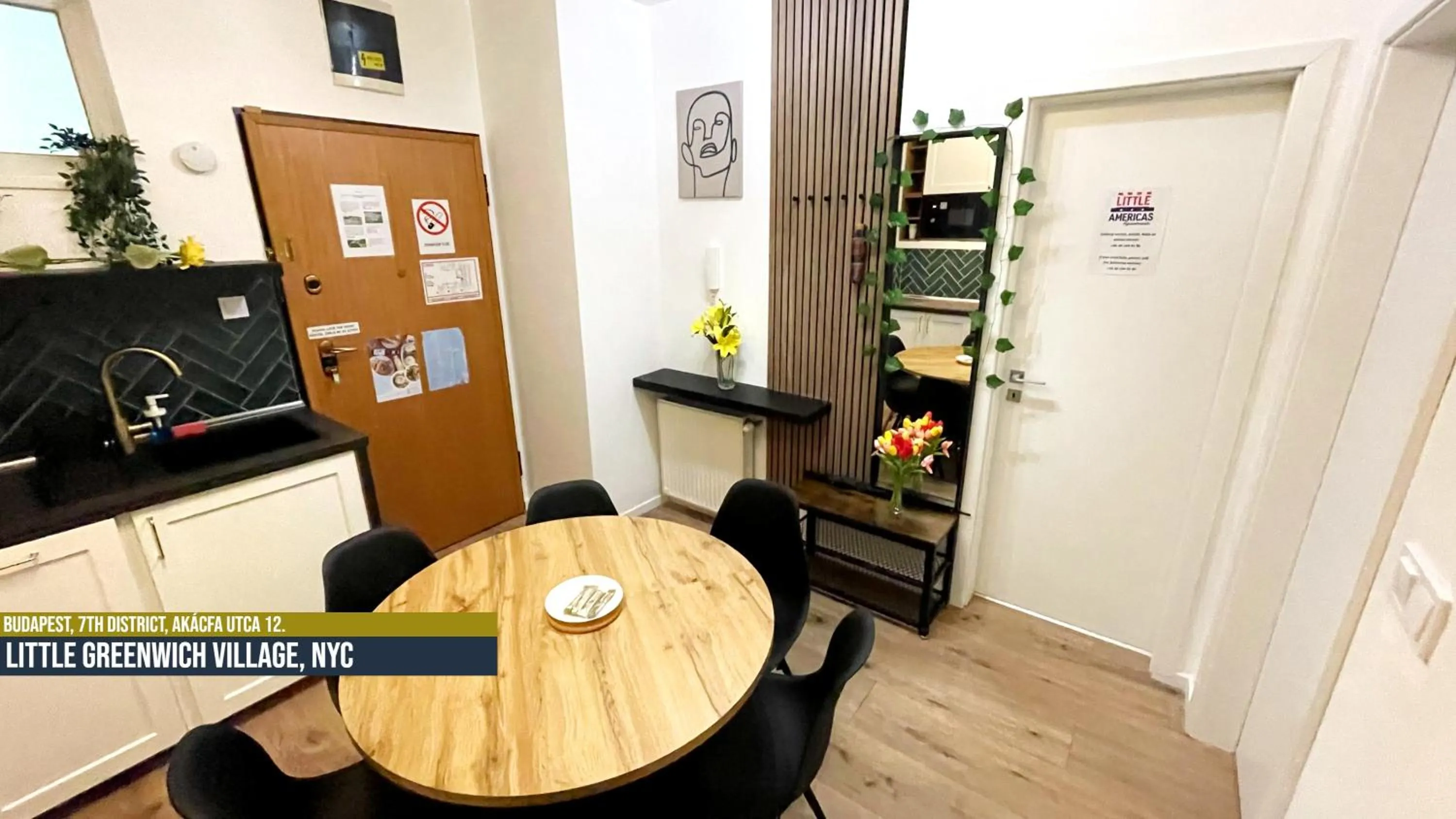 Kitchen or kitchenette in Little Americas Ring Apartments