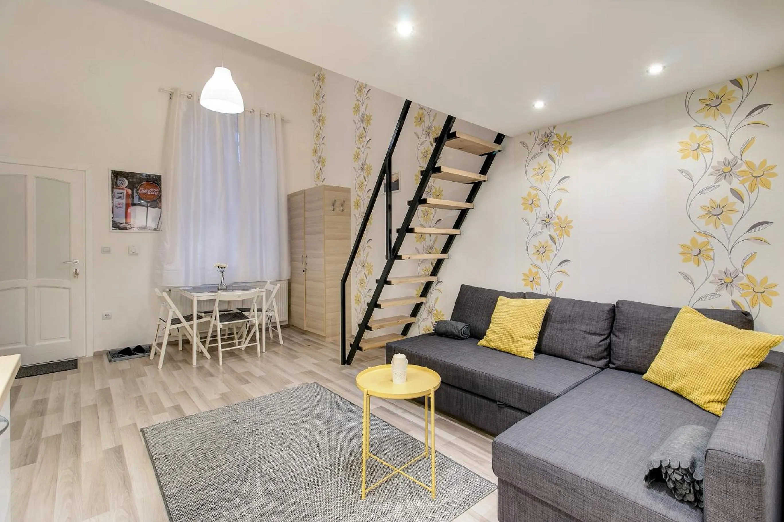 Living room in Little Americas Ring Apartments