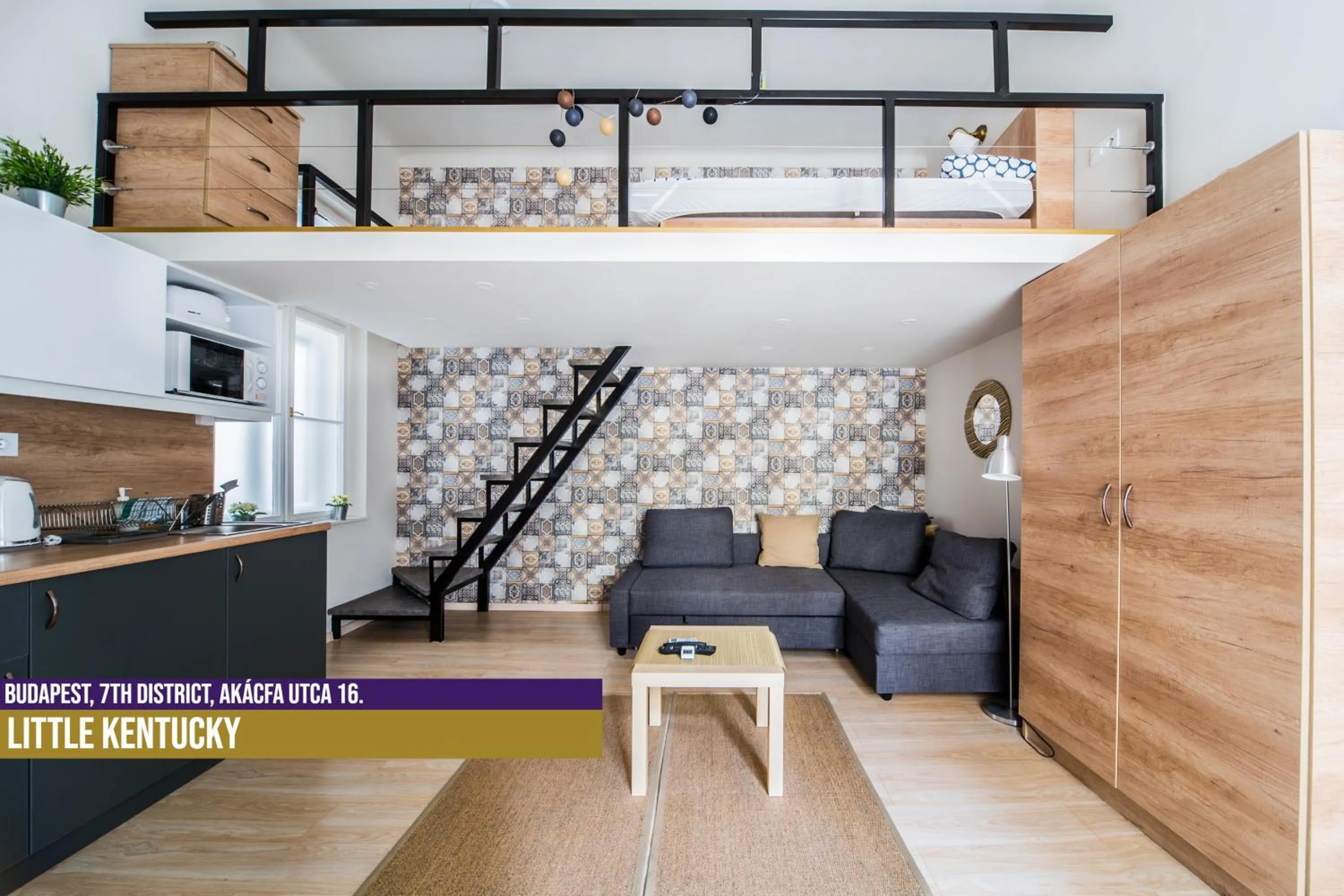 Living room in Little Americas Ring Apartments