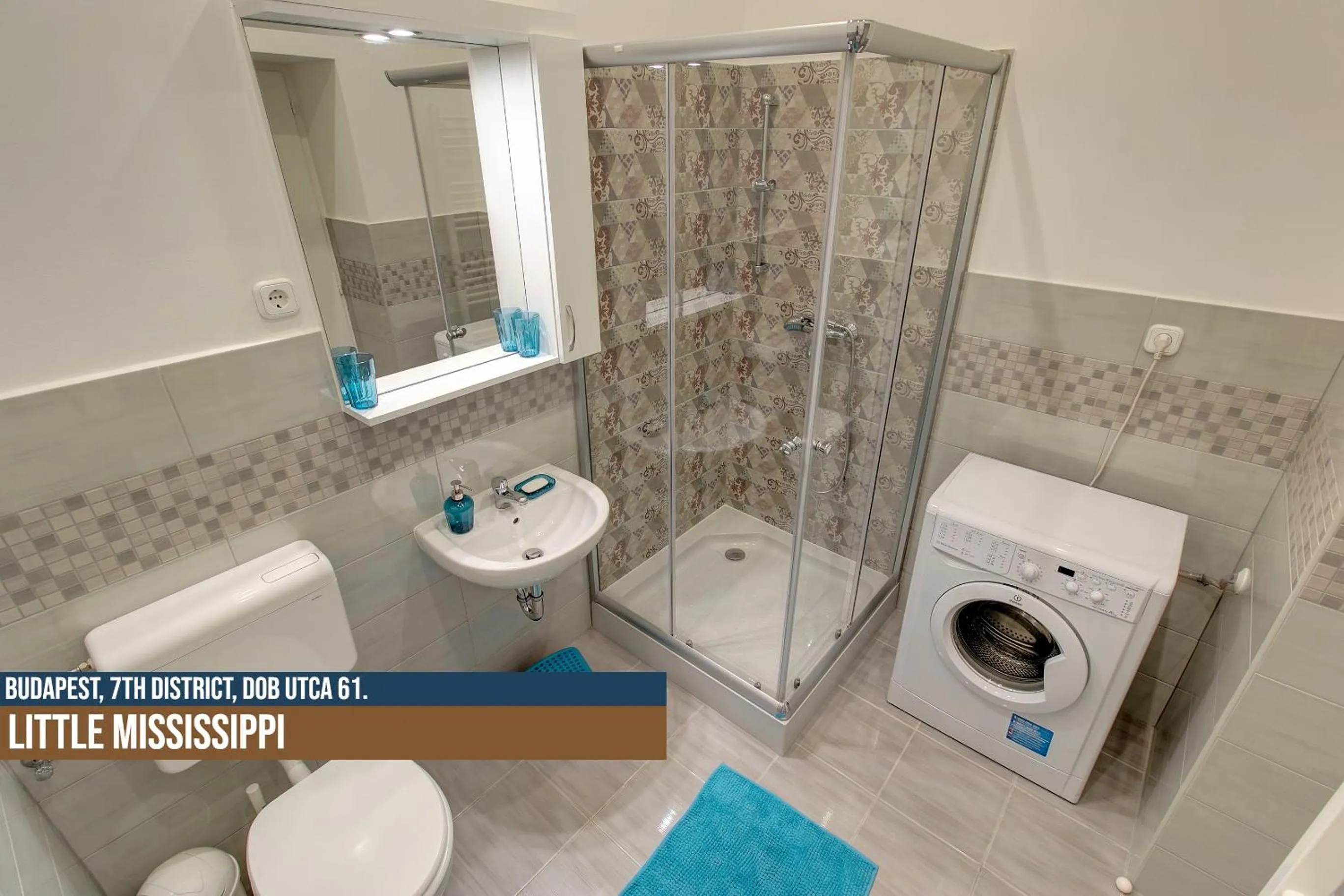 Shower in Little Americas Ring Apartments