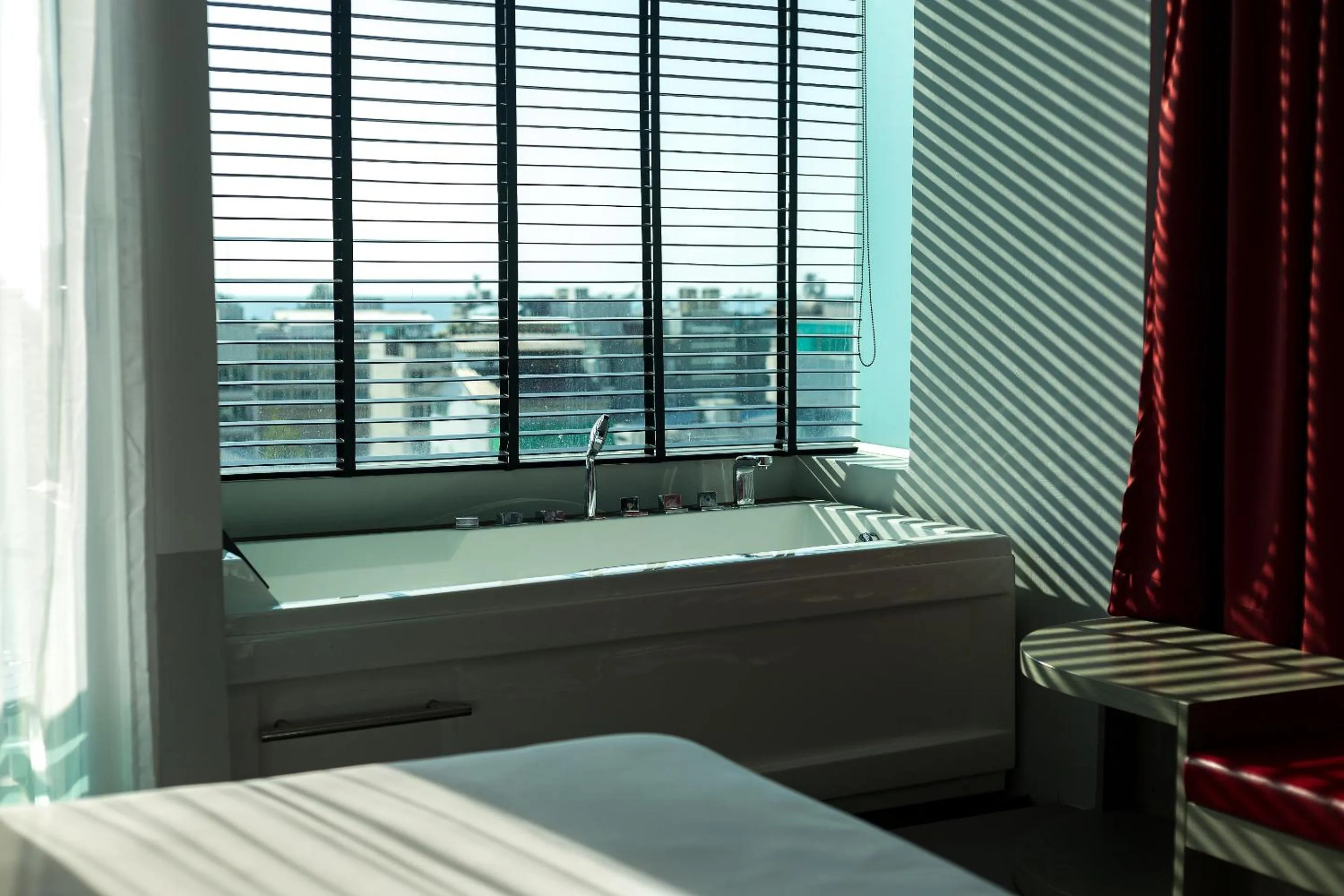 City view, Bed in At Patong Hotel - SHA Certified