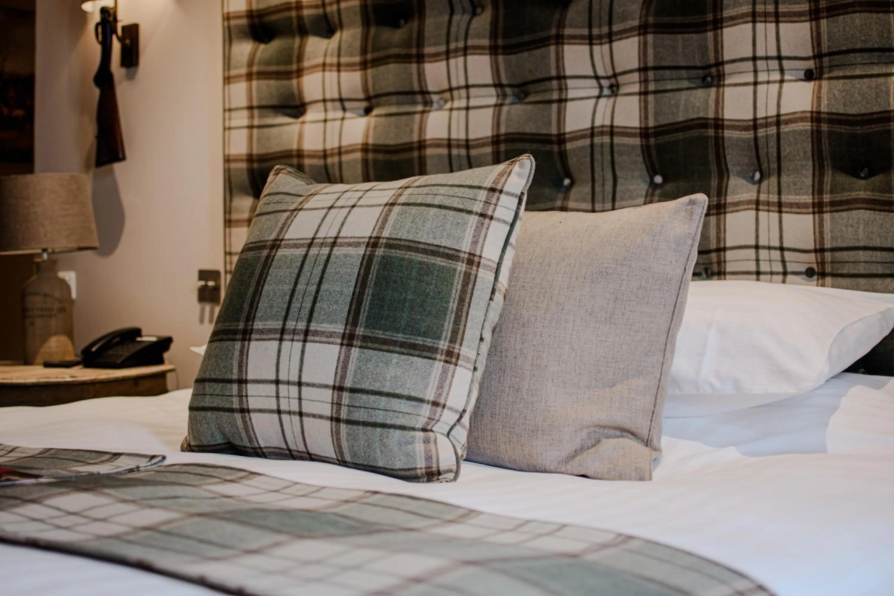 Bed in The White Hart Hotel