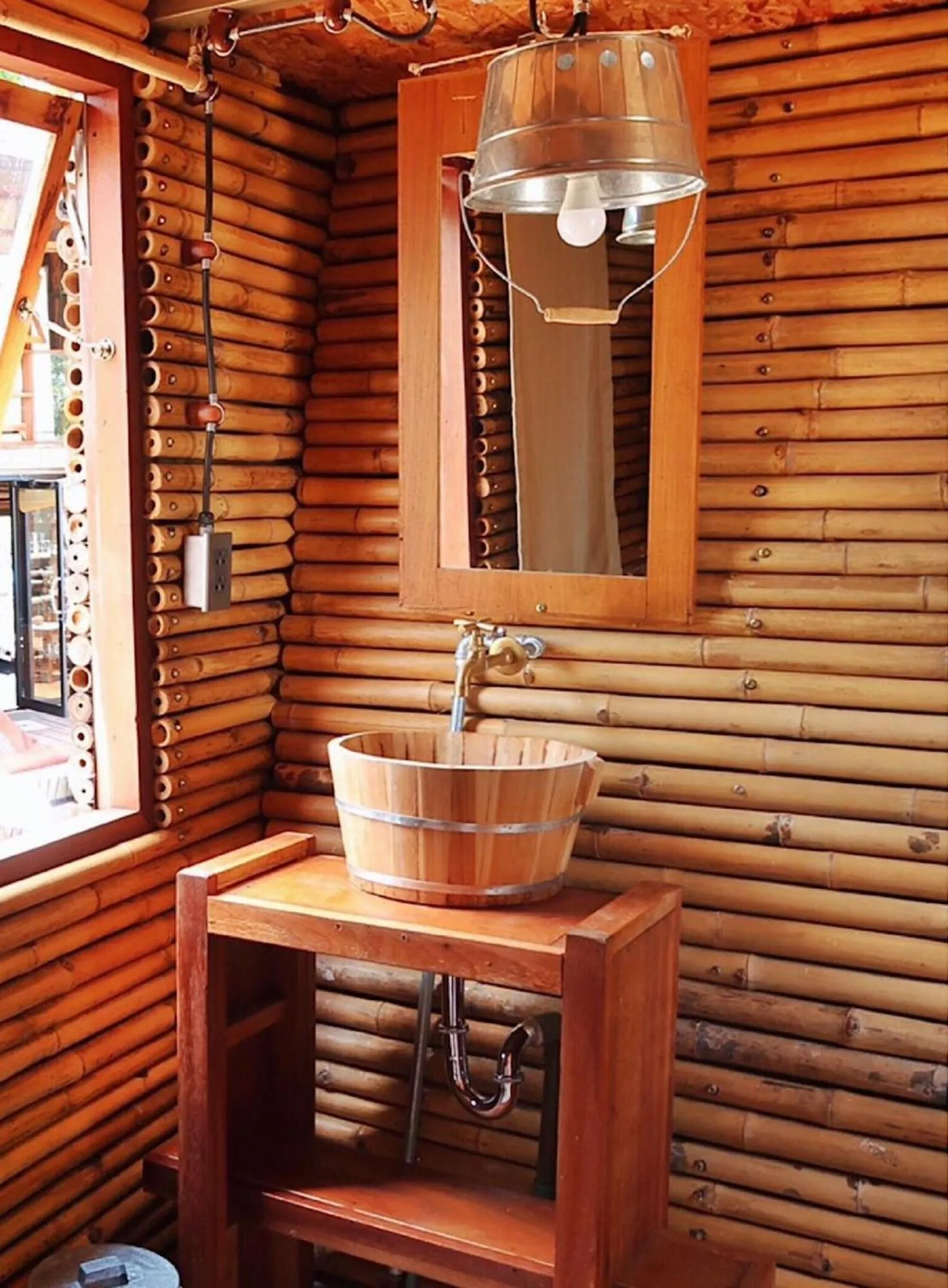 Bathroom in The Mud - Eco Hotel