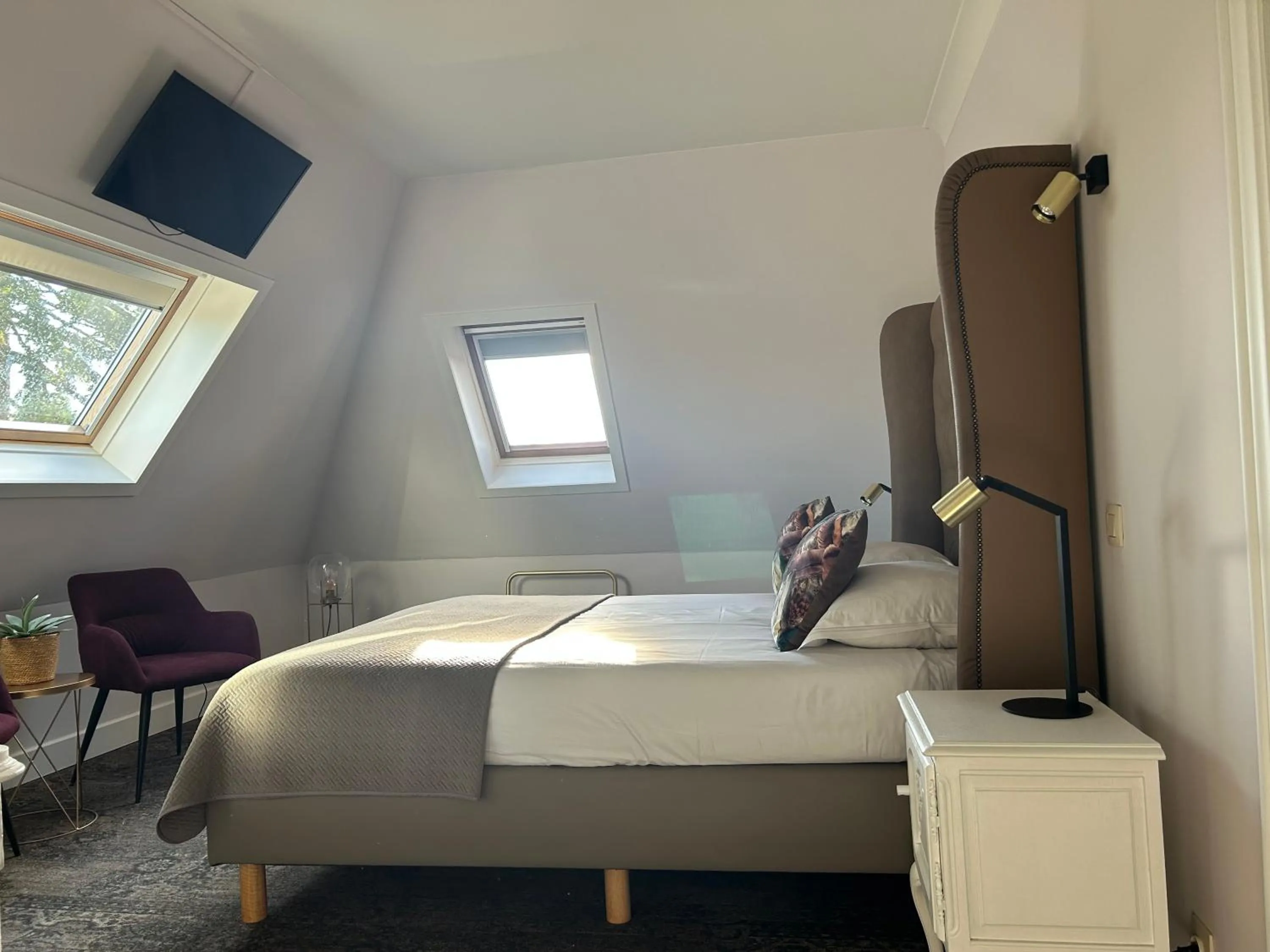 Bed in Hotel Vredehof