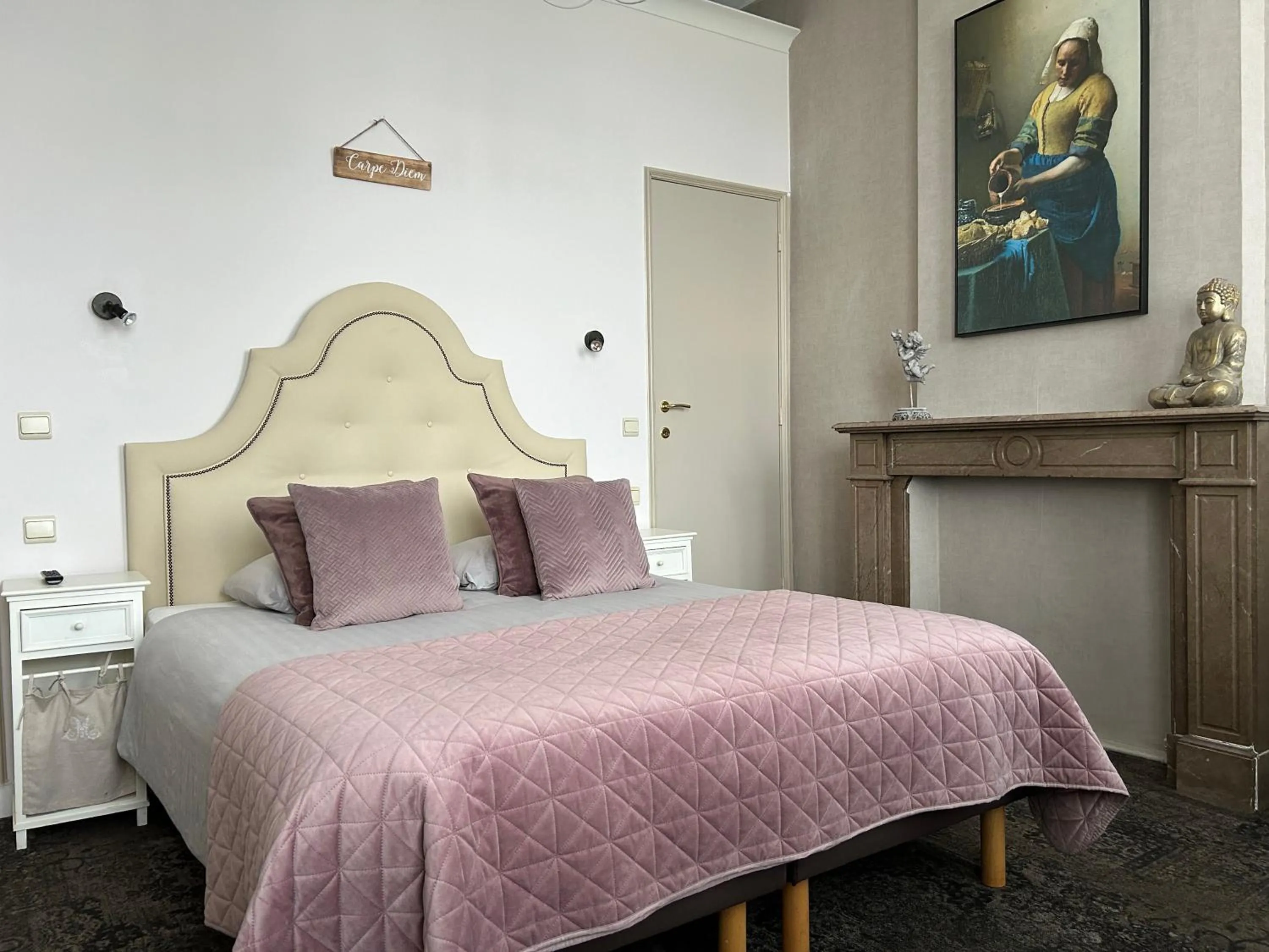 Bed in Hotel Vredehof