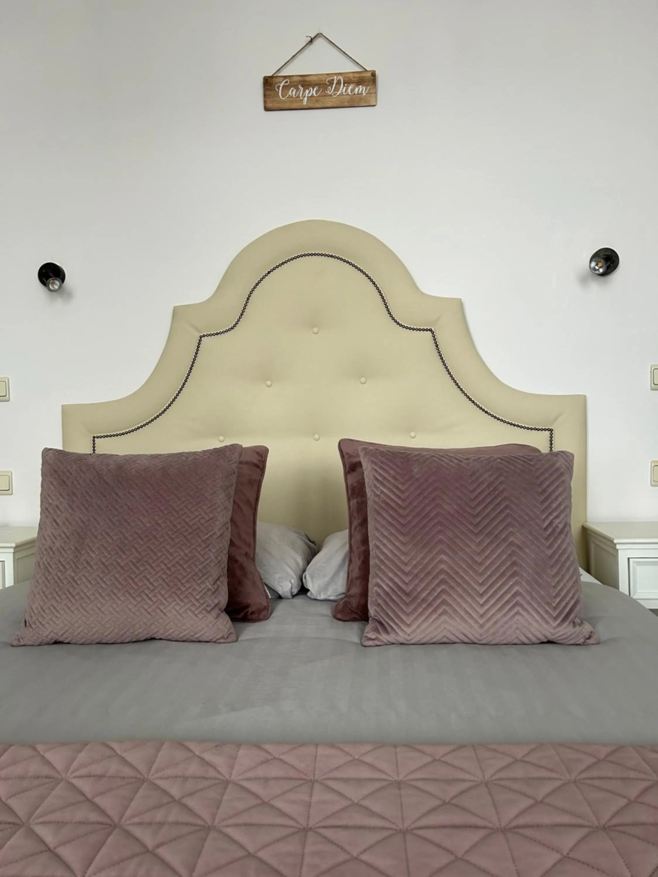 Bed in Hotel Vredehof