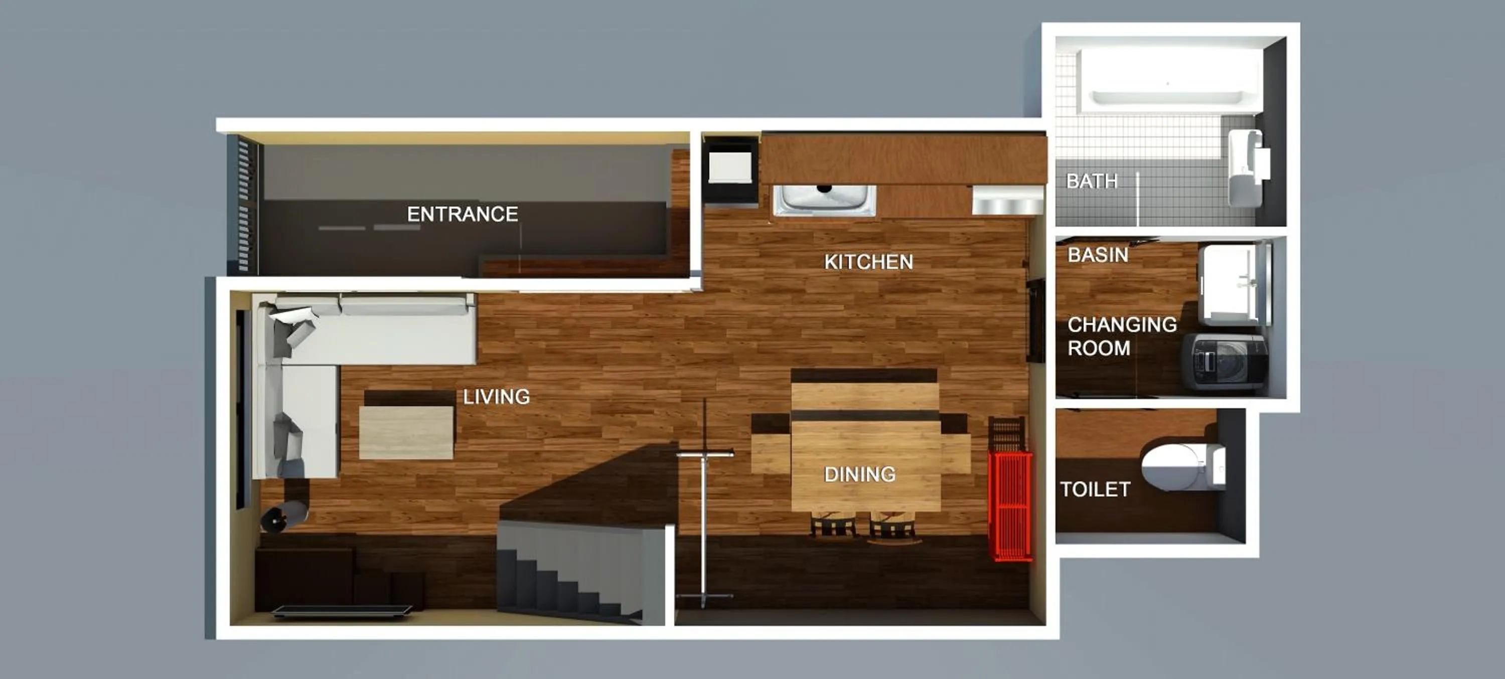Floor plan in Shiki Homes NATSU