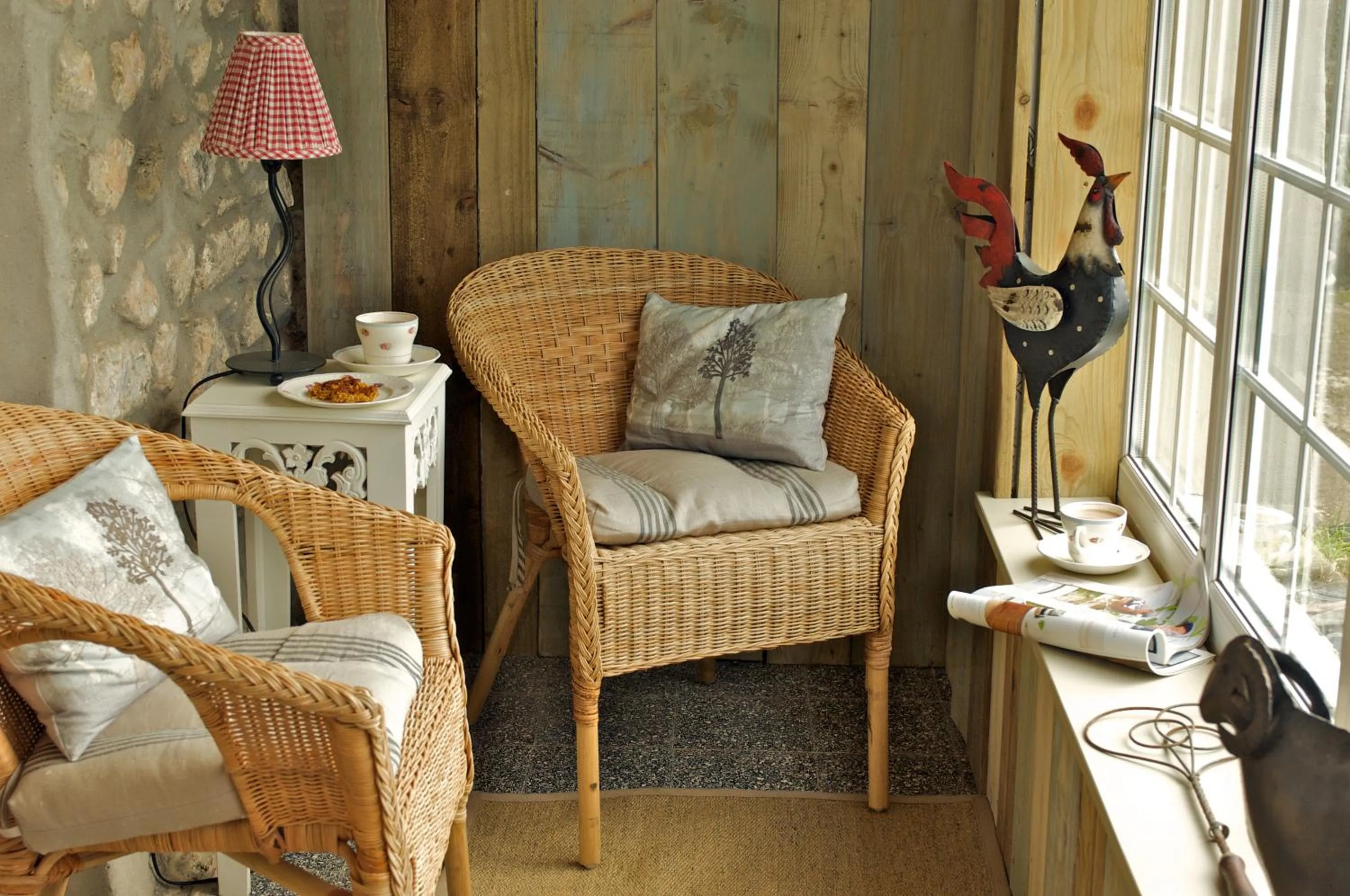 Lobby or reception in Llety Farm