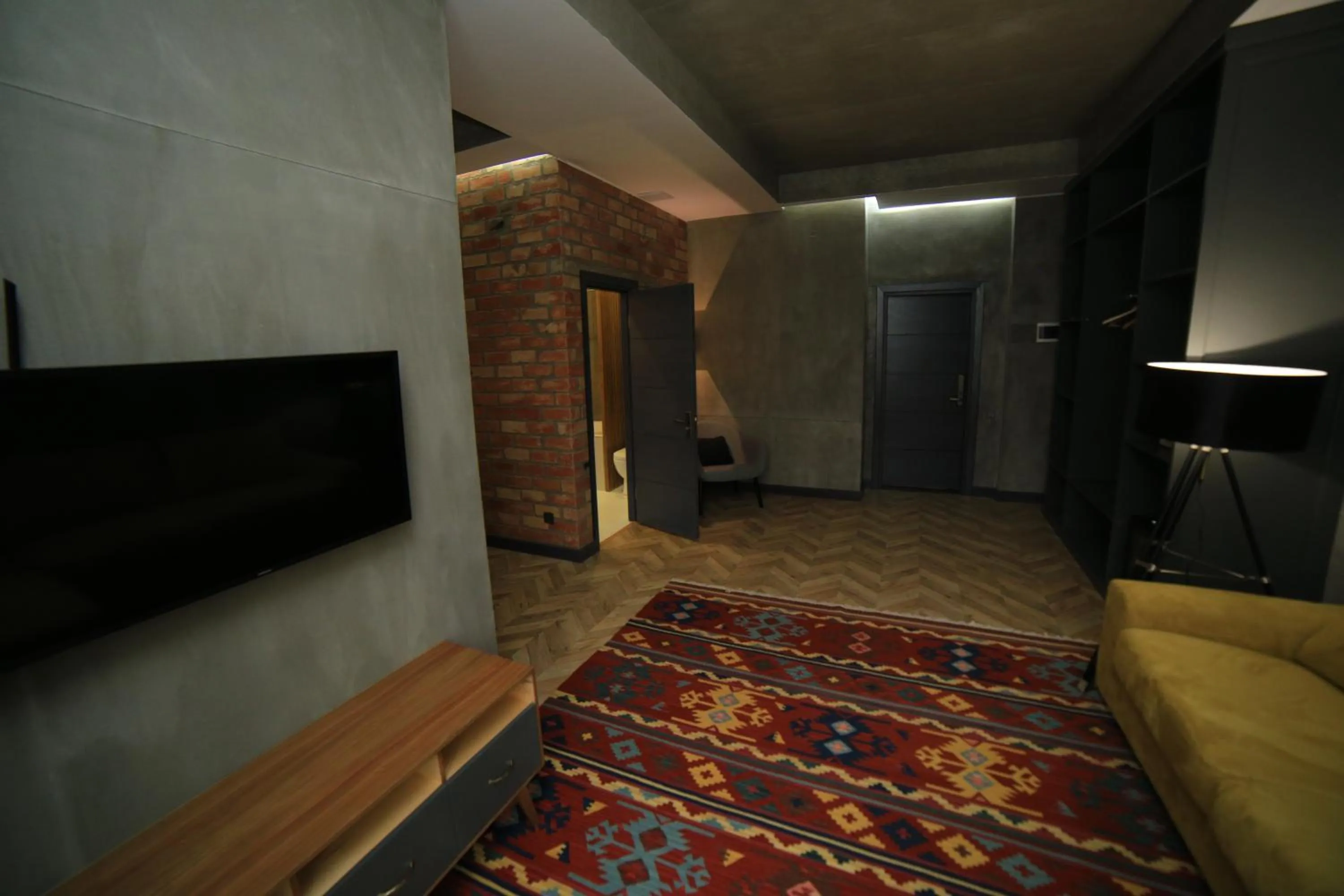 Living room in Bugu Hotel Bishkek